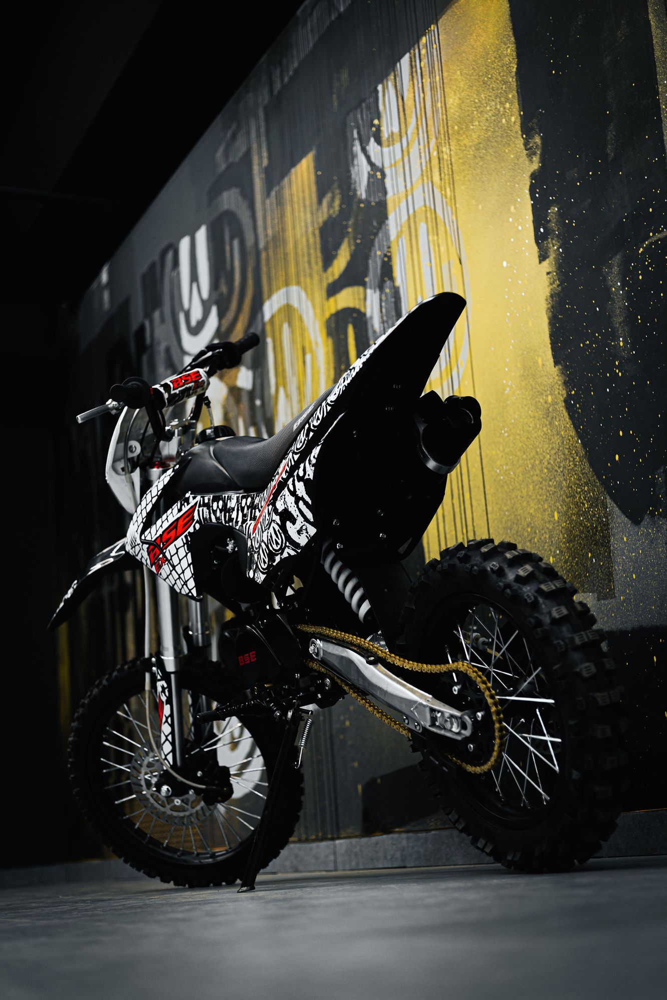 Питбайк BSE EX 125e 14/12 Max13 White Red 1