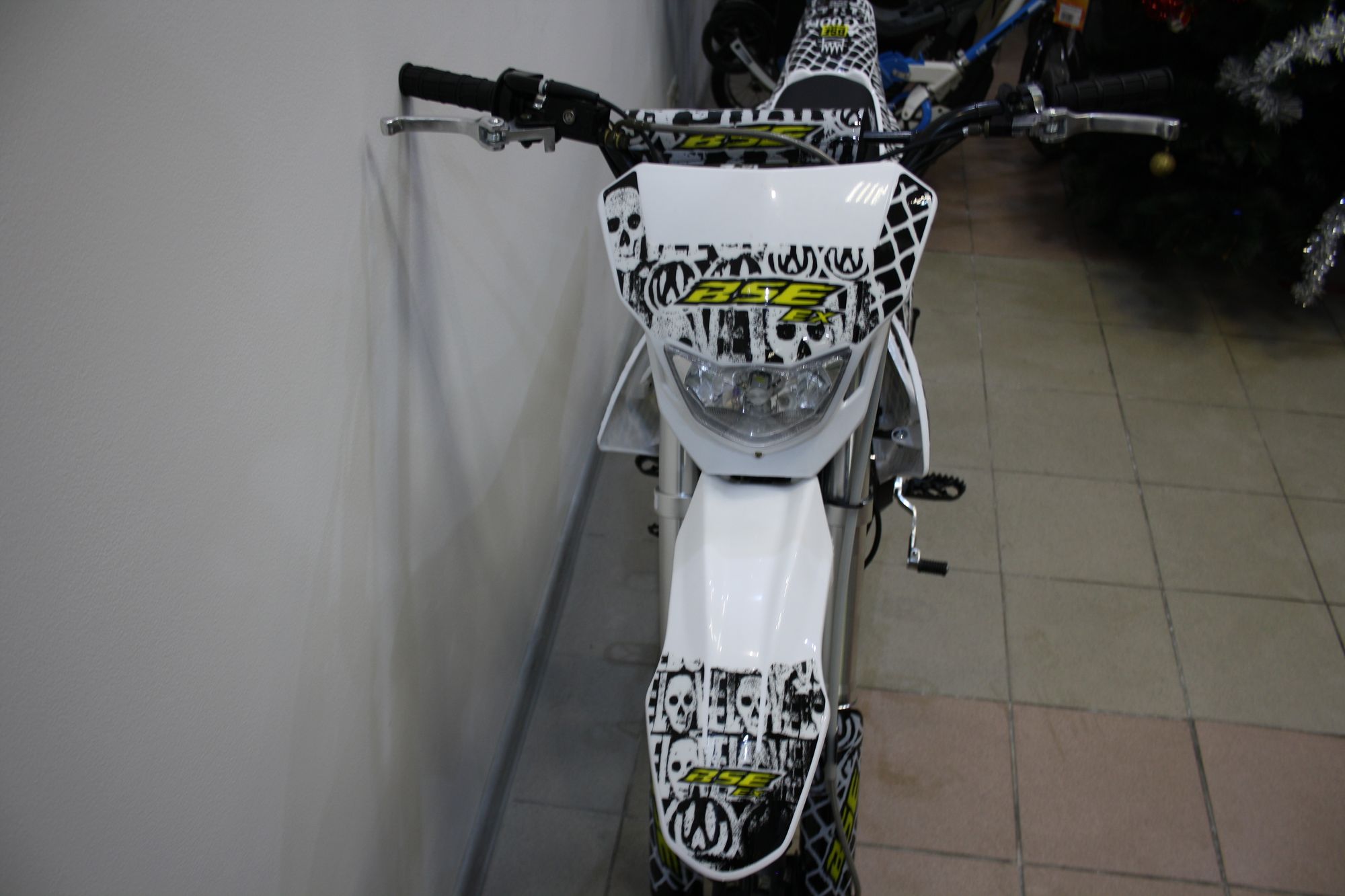 Питбайк BSE EX 125e 14/12 Max13 White Yellow 2