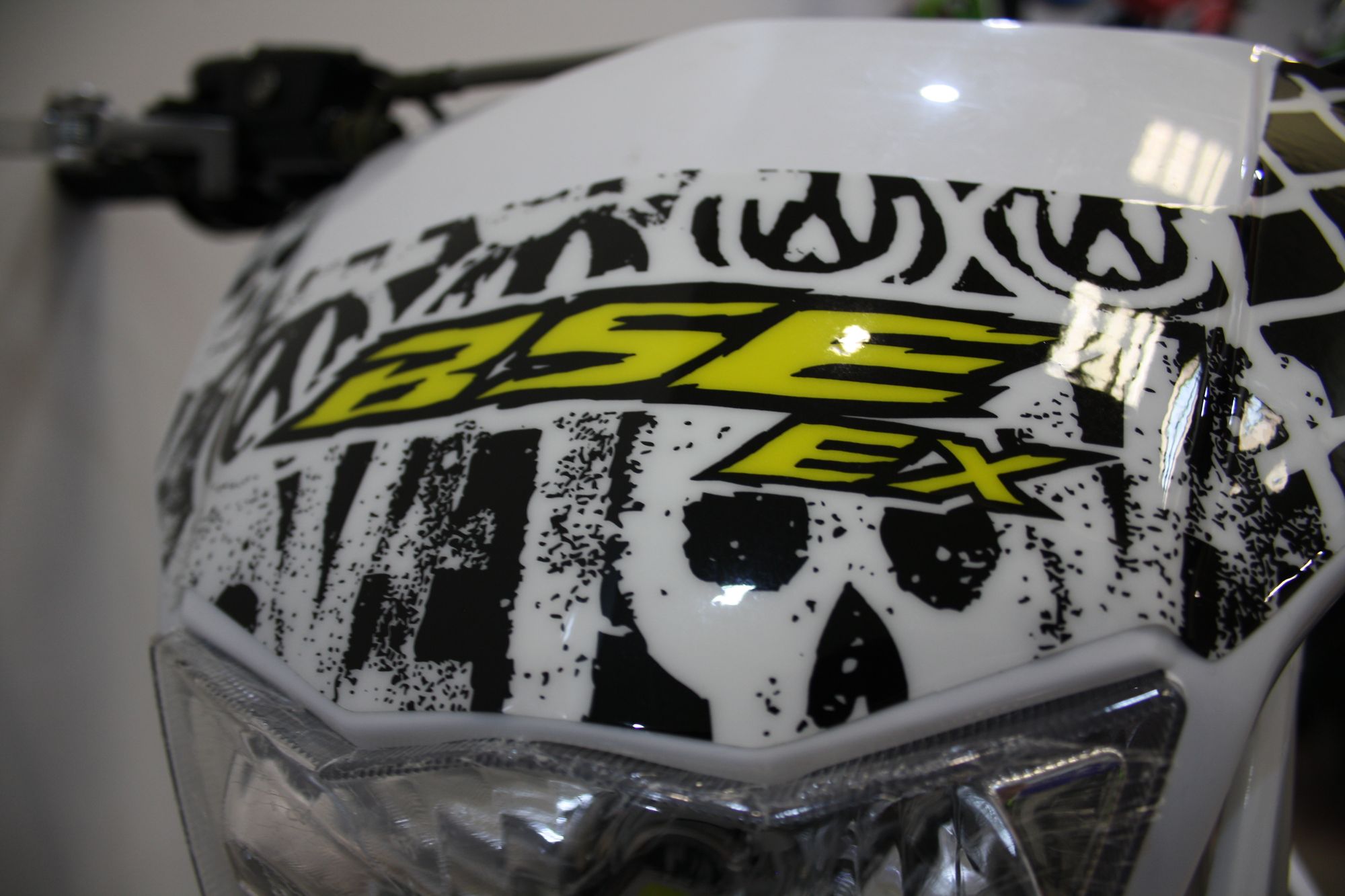 Питбайк BSE EX 125e 14/12 Max13 White Yellow 2