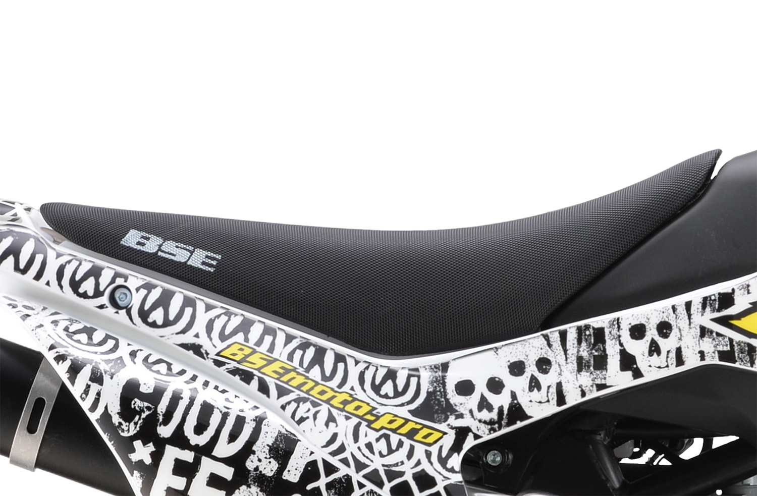 Питбайк BSE EX 125e 17/14 Max13 White Yellow 1