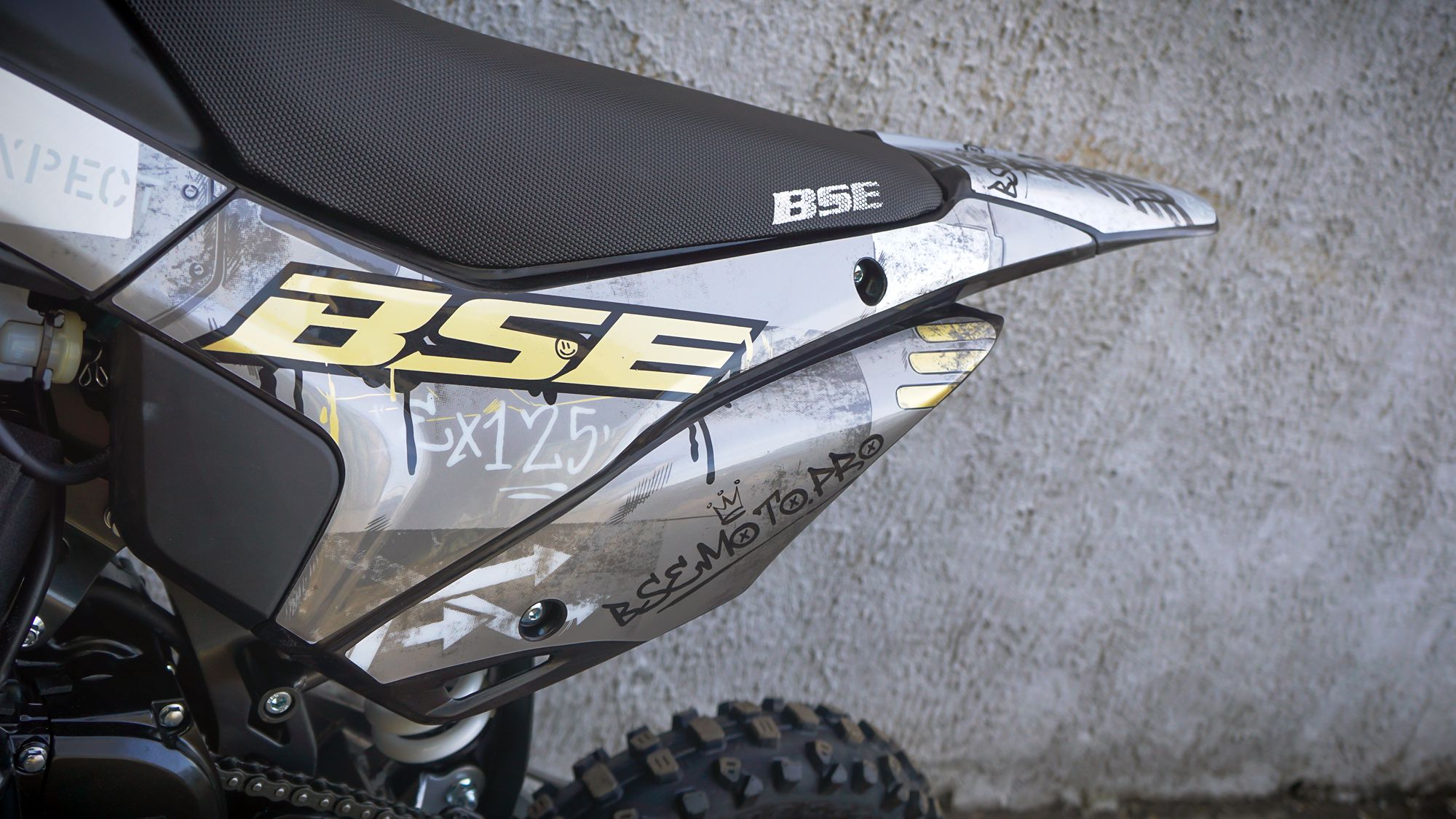 Питбайк BSE EX125 14/12 Urban Grey (015)