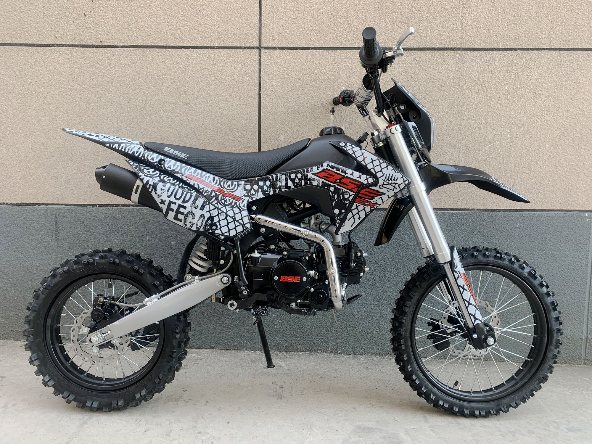 Питбайк BSE EX 17/14 Max13 White Red (040)