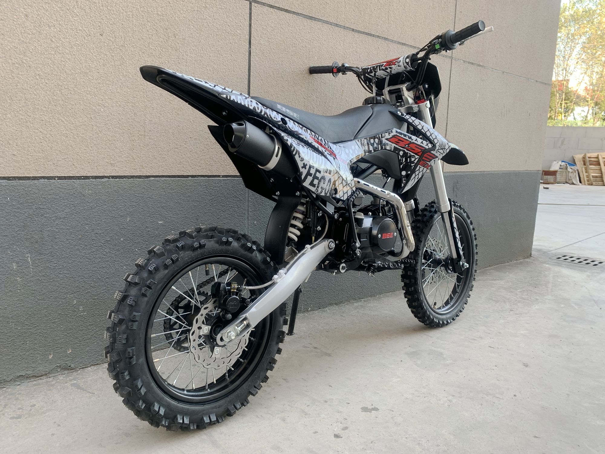 Питбайк BSE EX 17/14 Max13 White Red (040)