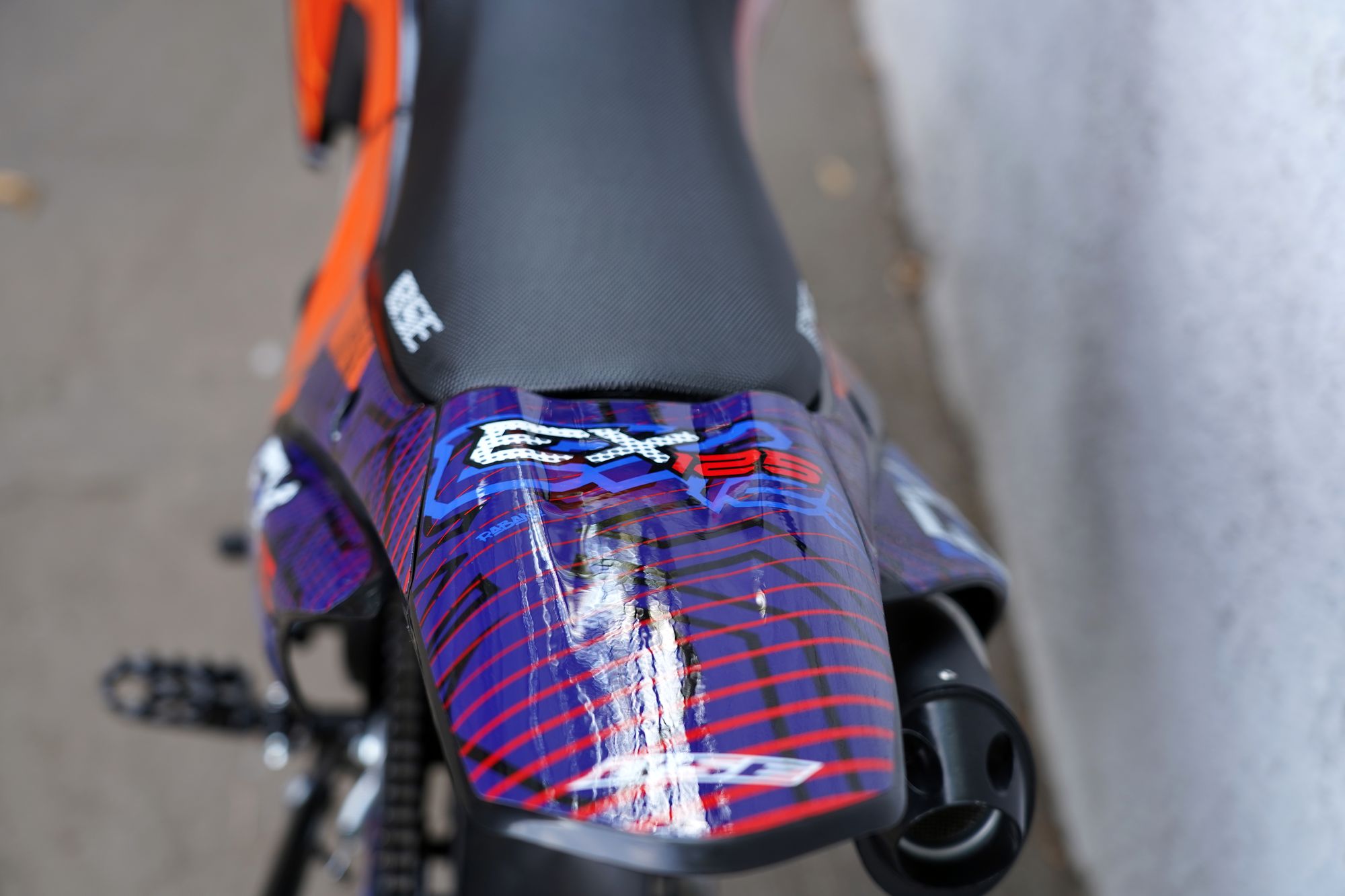 Питбайк BSE EX125 17/14 Blue Orange Ant (020)