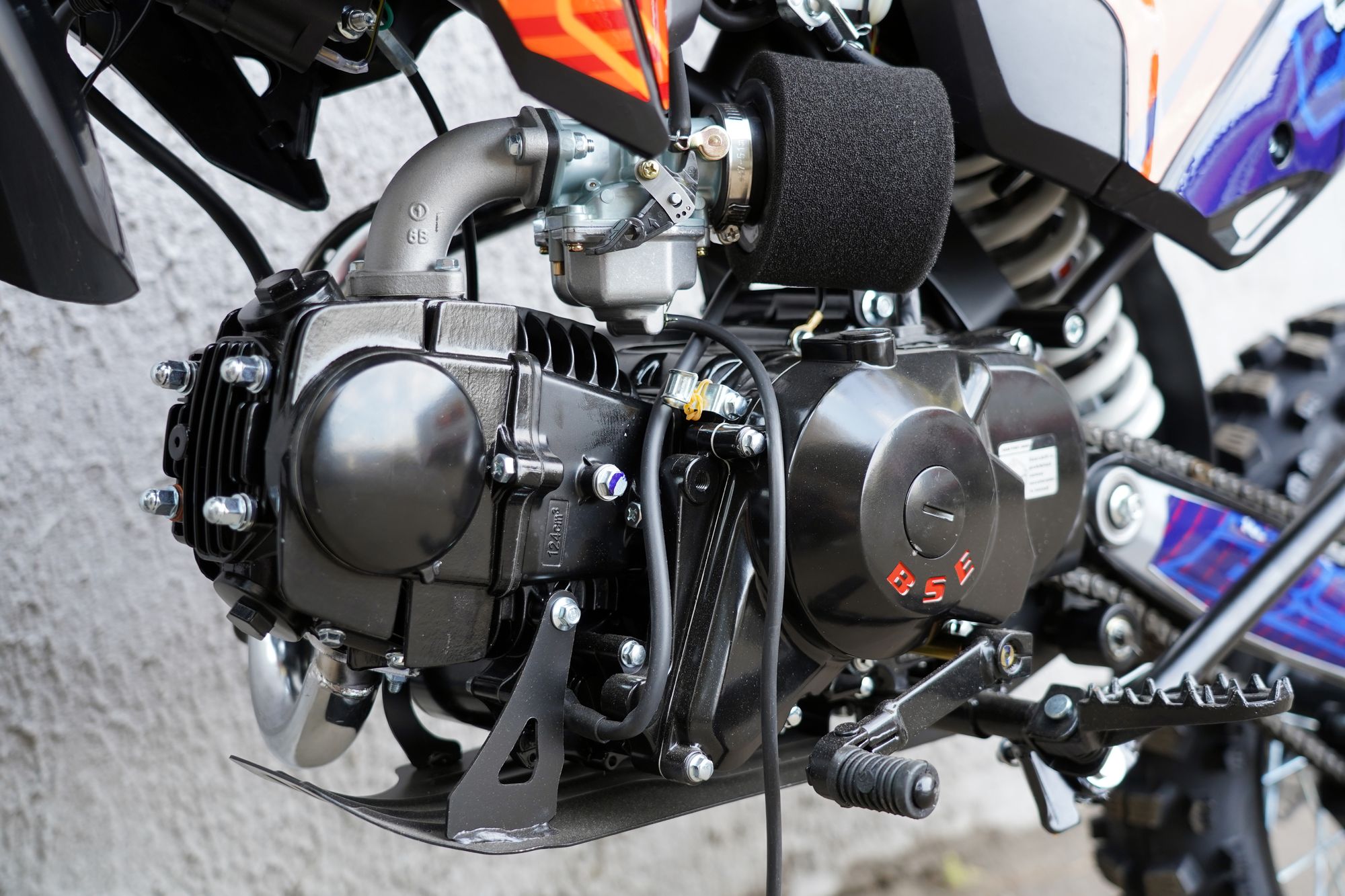 Питбайк BSE EX125 17/14 Blue Orange Ant (020)