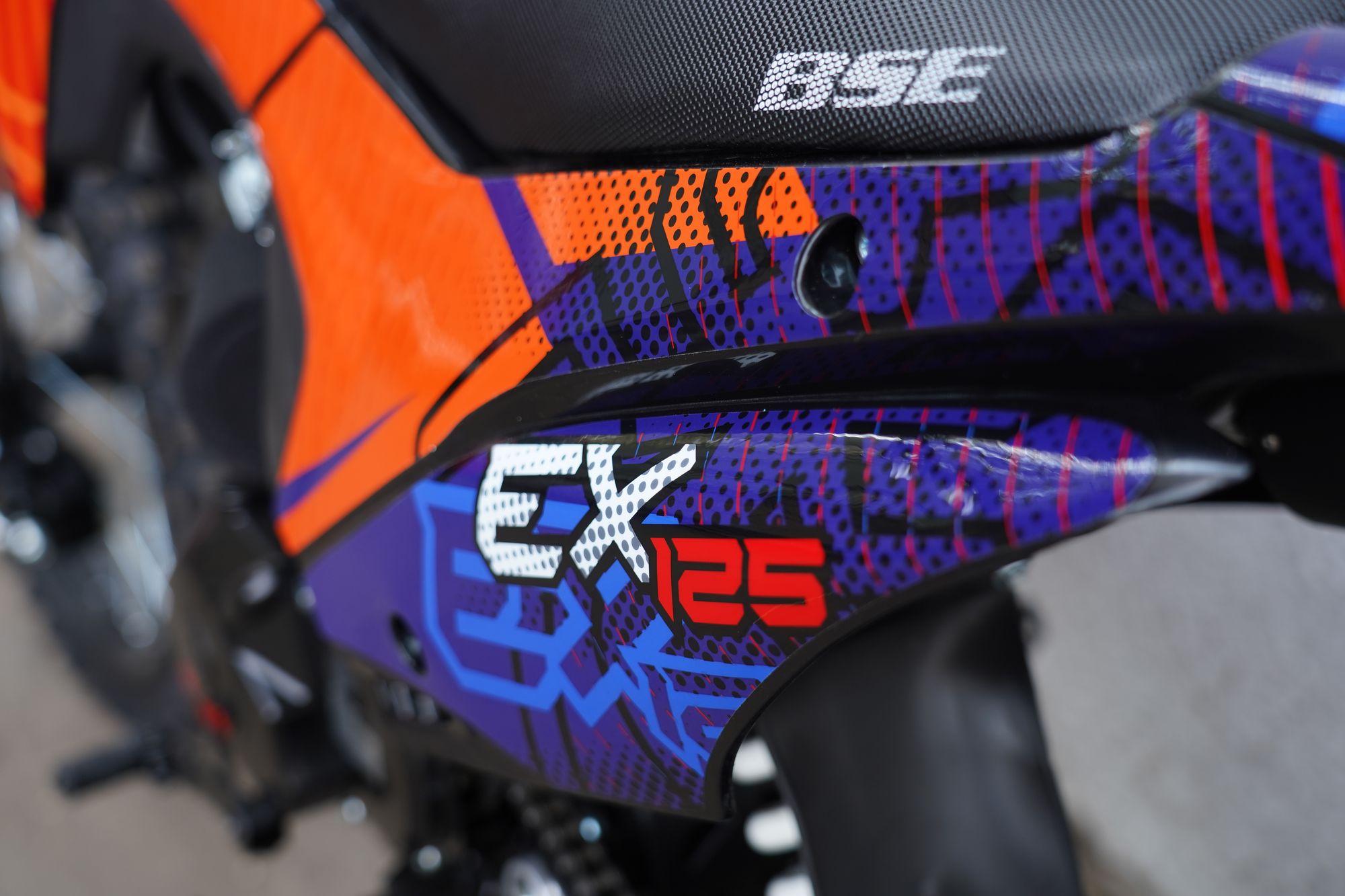 Питбайк BSE EX 14/12 Blue Orange Ant (040)