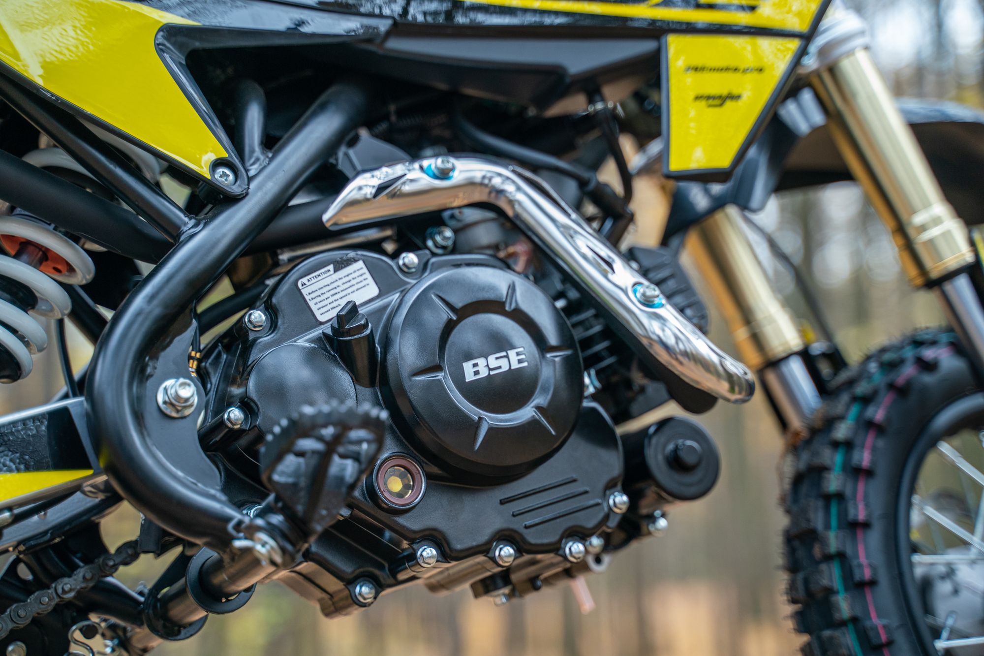 Питбайк BSE K6 Yellow Twister