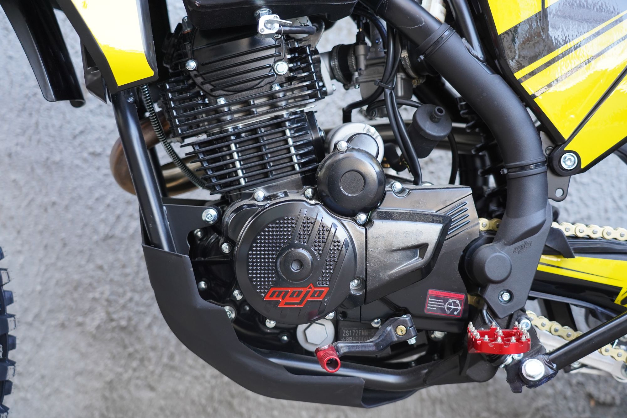 Эндуро / кроссовый мотоцикл BSE T4 Yellow (ZS172FMM-5)