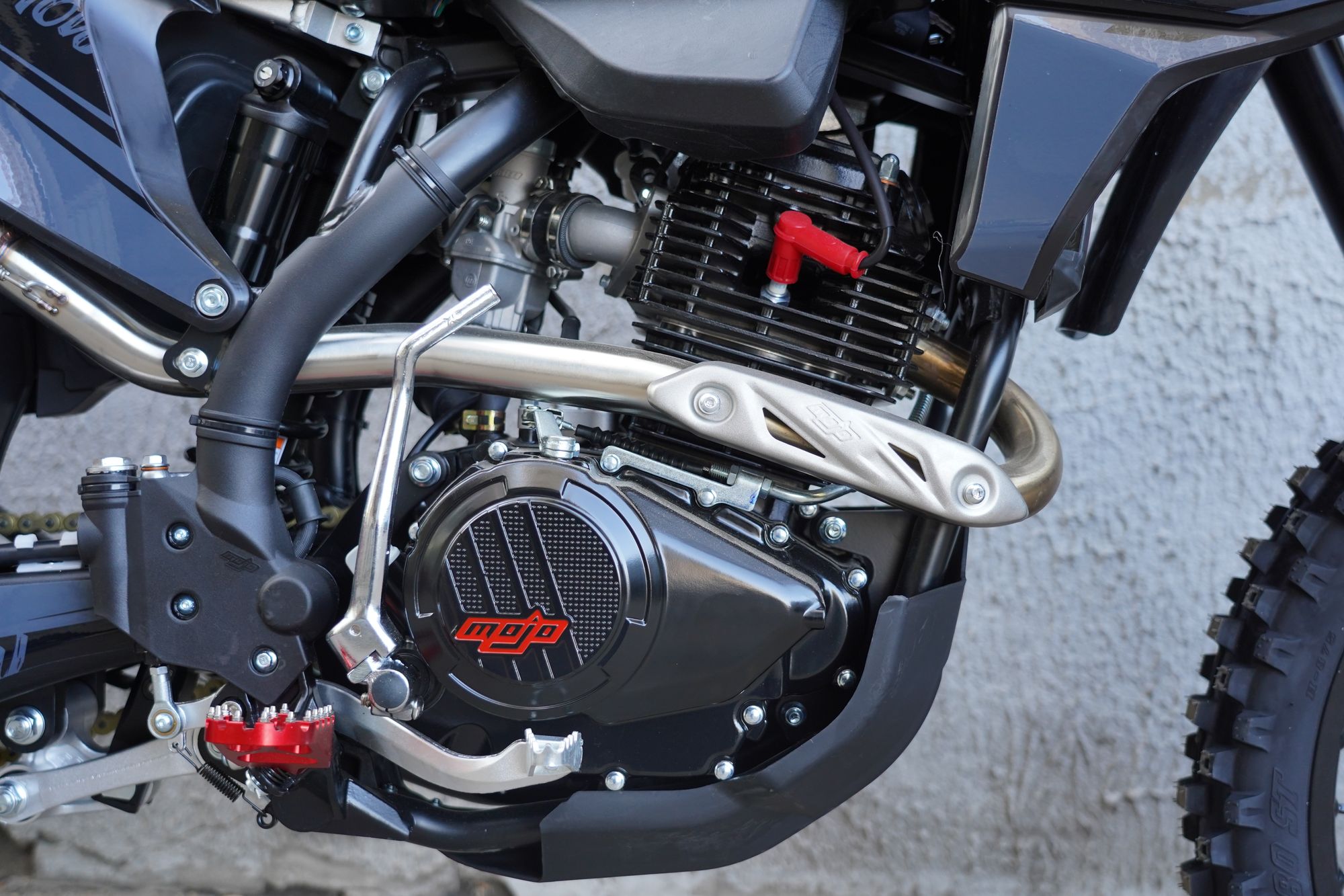 Эндуро / кроссовый мотоцикл BSE T4 Black (ZS172FMM-5)