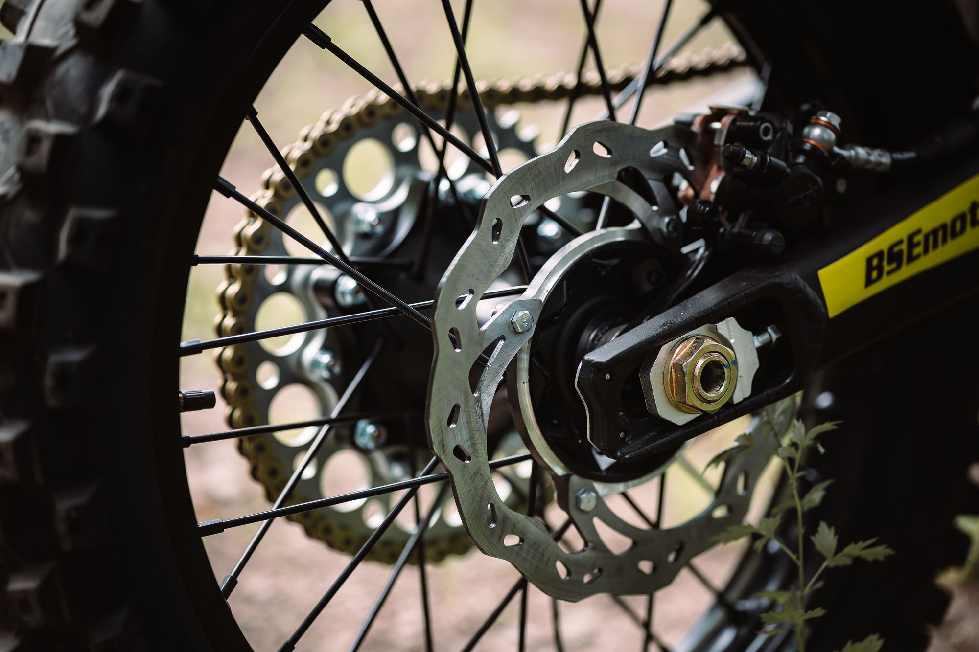 Эндуро / кроссовый мотоцикл BSE T5 Yellow Twister (015)