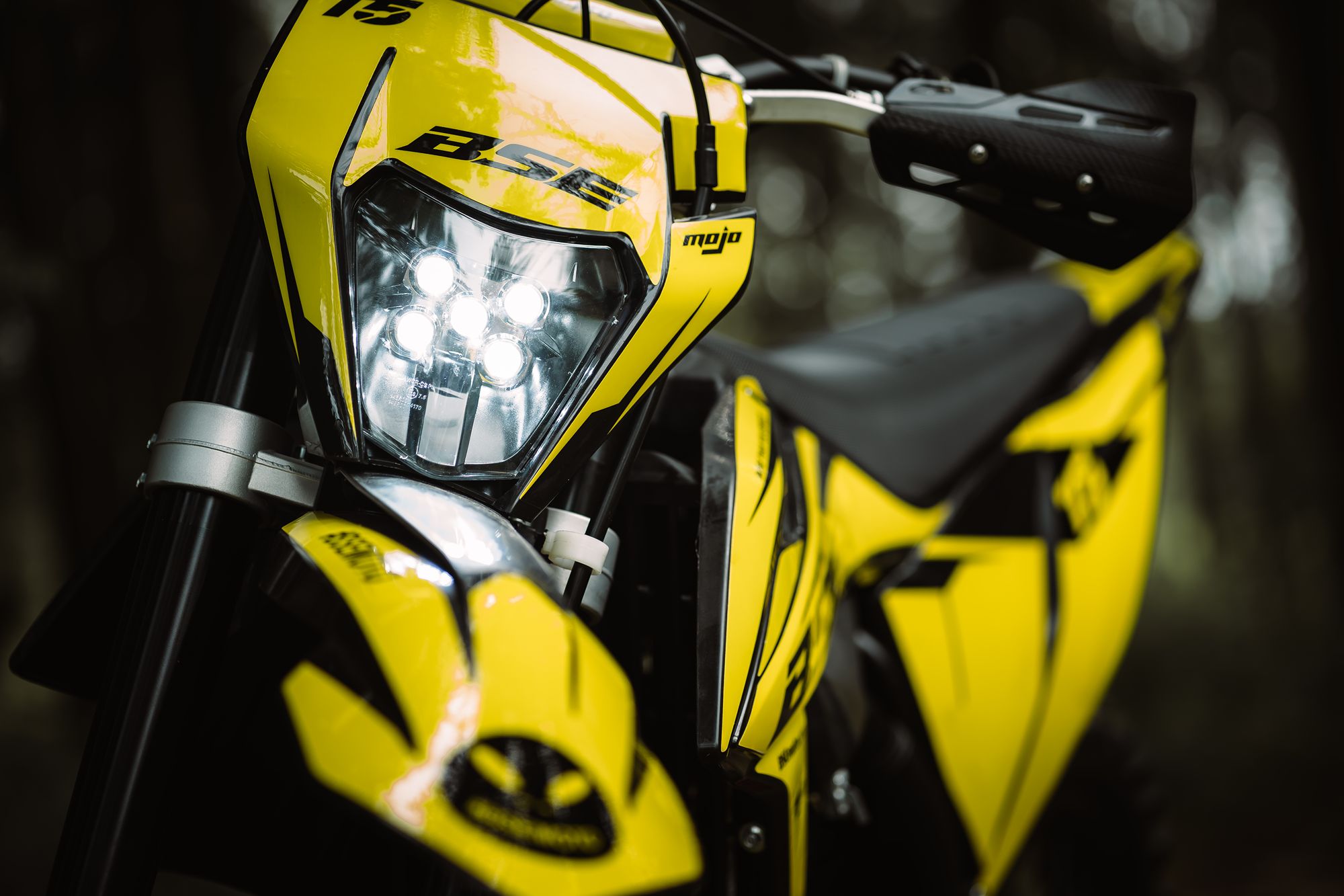 Эндуро / кроссовый мотоцикл BSE T5 Yellow Twister (015)