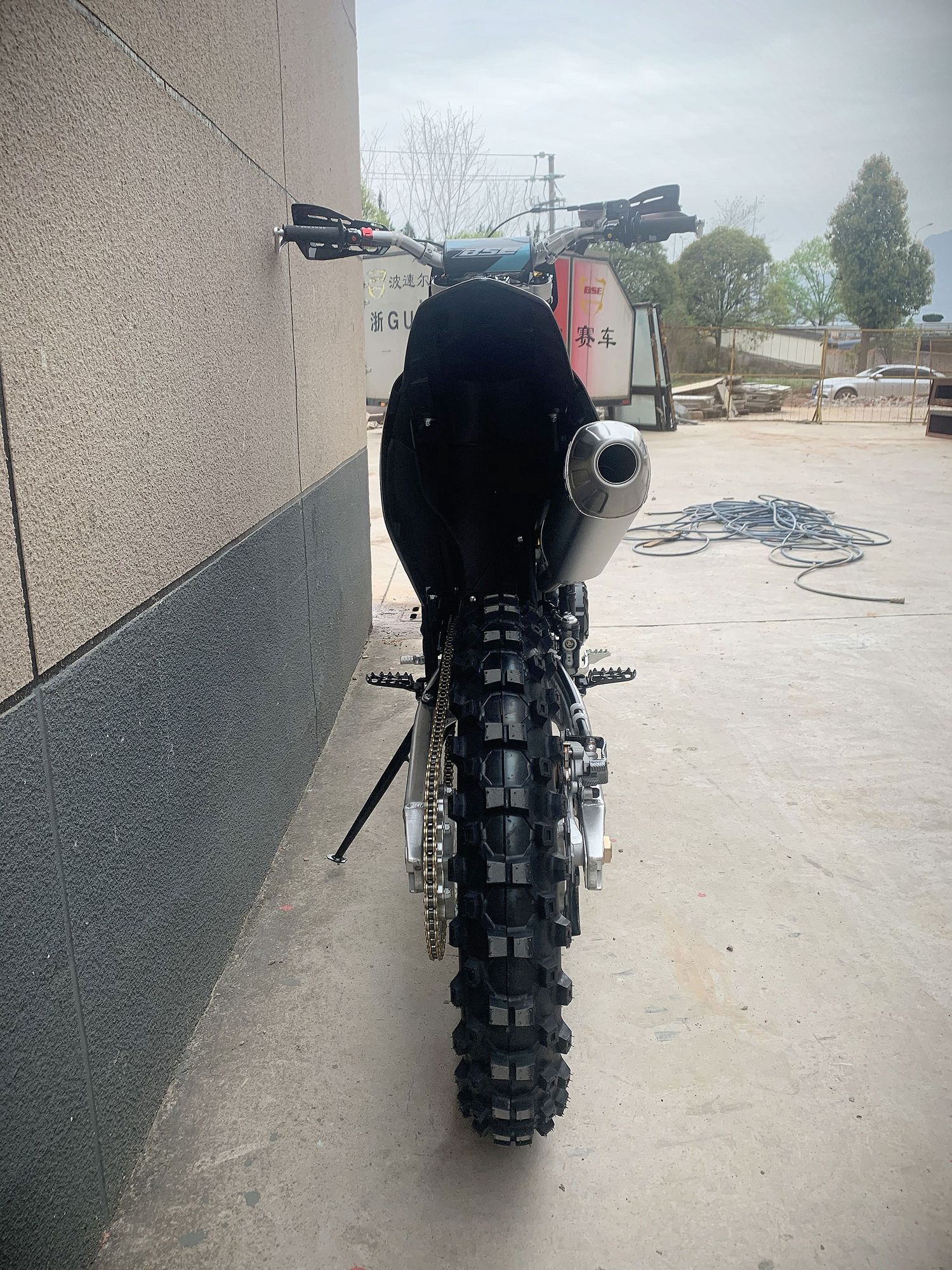 Эндуро / кроссовый мотоцикл BSE T8 Neon Blue (015)