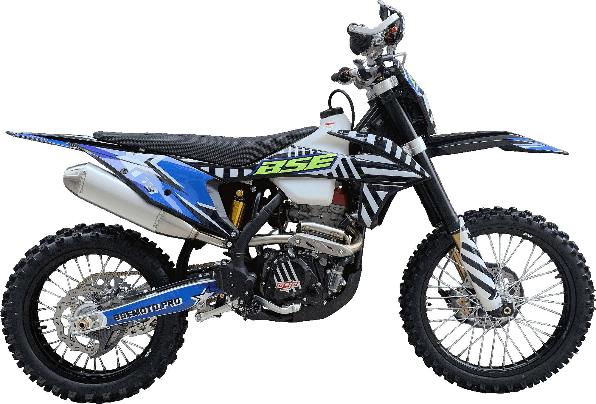 Эндуро / кроссовый мотоцикл BSE T8 Blue Twister (015)