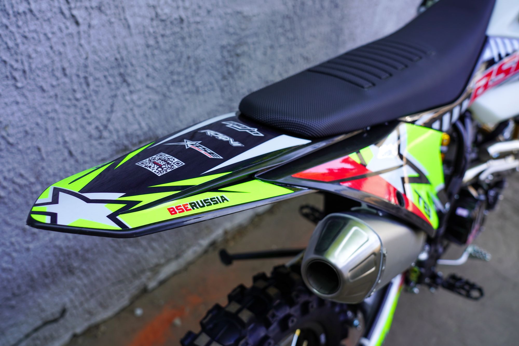 Эндуро / кроссовый мотоцикл BSE T8 Green Twister (015)