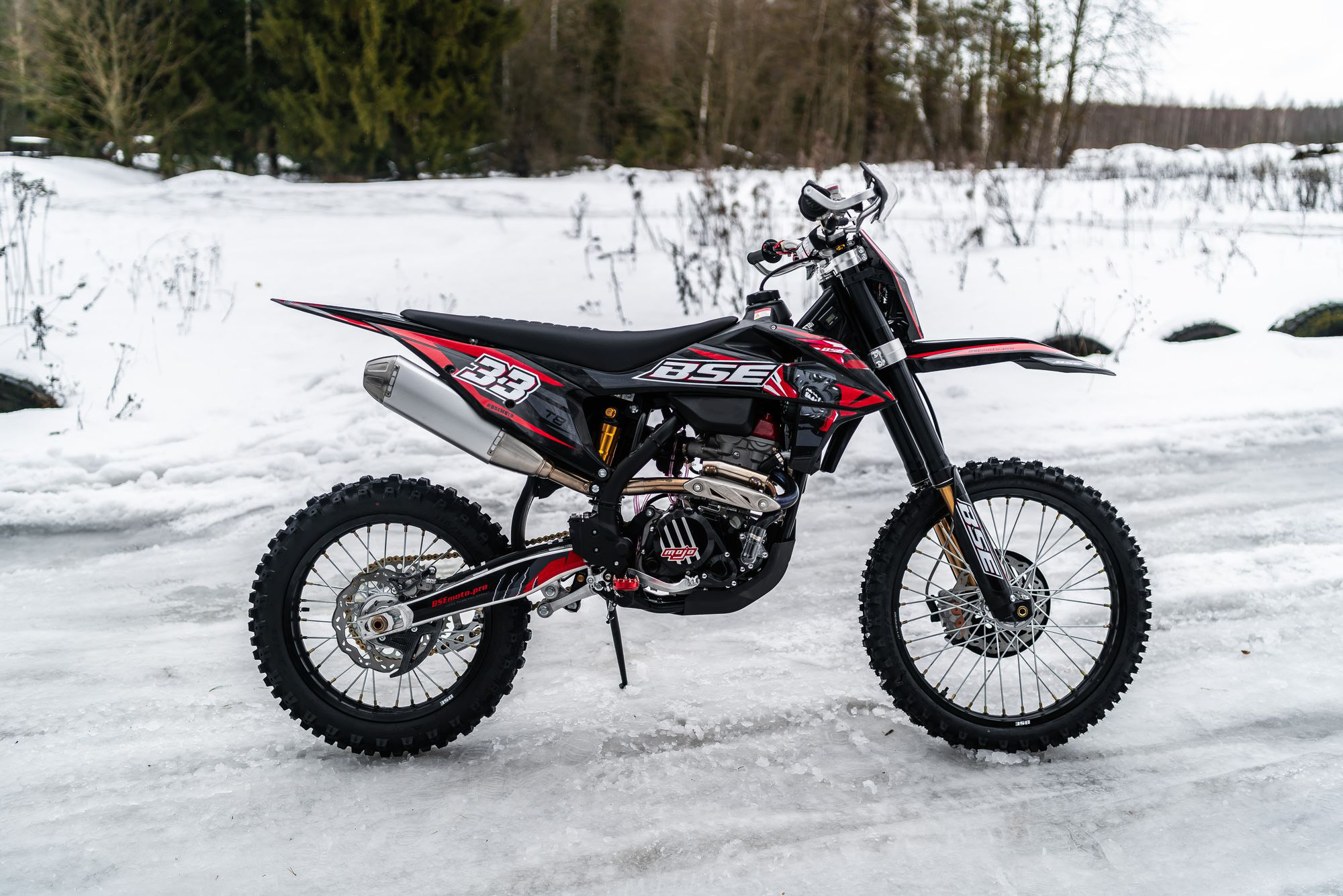 Эндуро / кроссовый мотоцикл BSE T8 Red Bear (015)