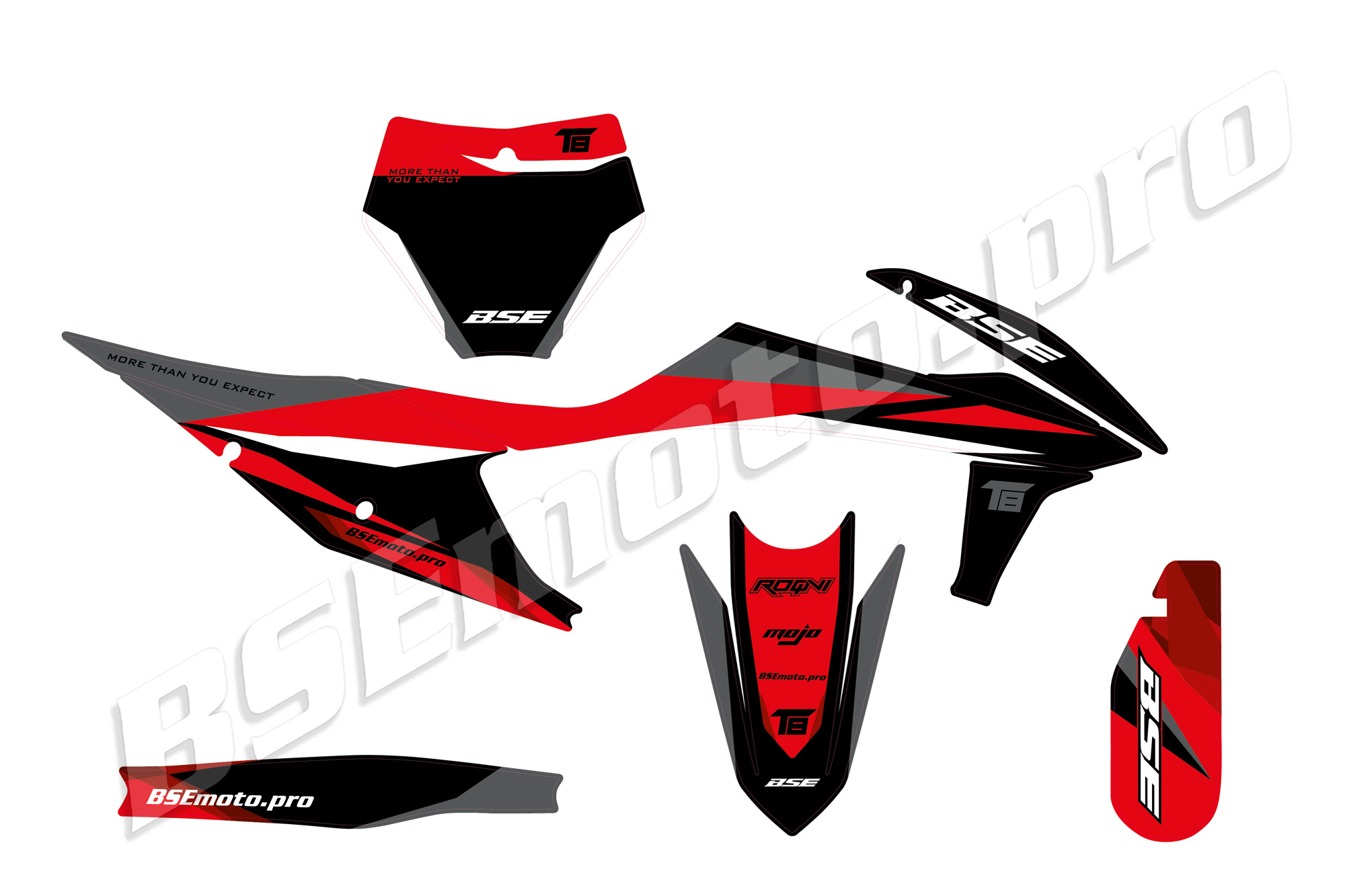 Наклейки BSE T8 Red Storm (Sport) BSE T8
