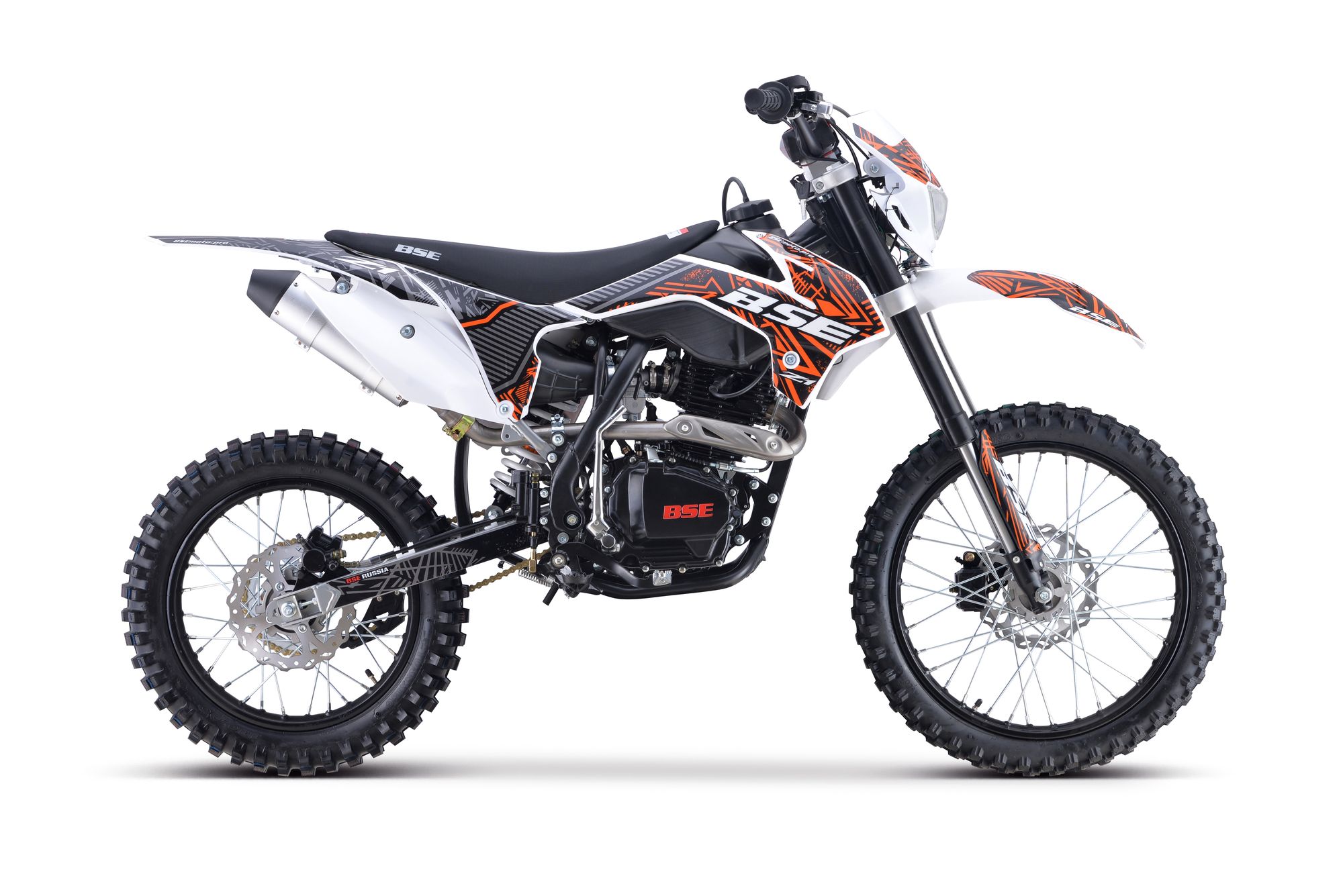 Кроссовый мотоцикл BSE Z1 150e 19/16 Zebra Orange 1