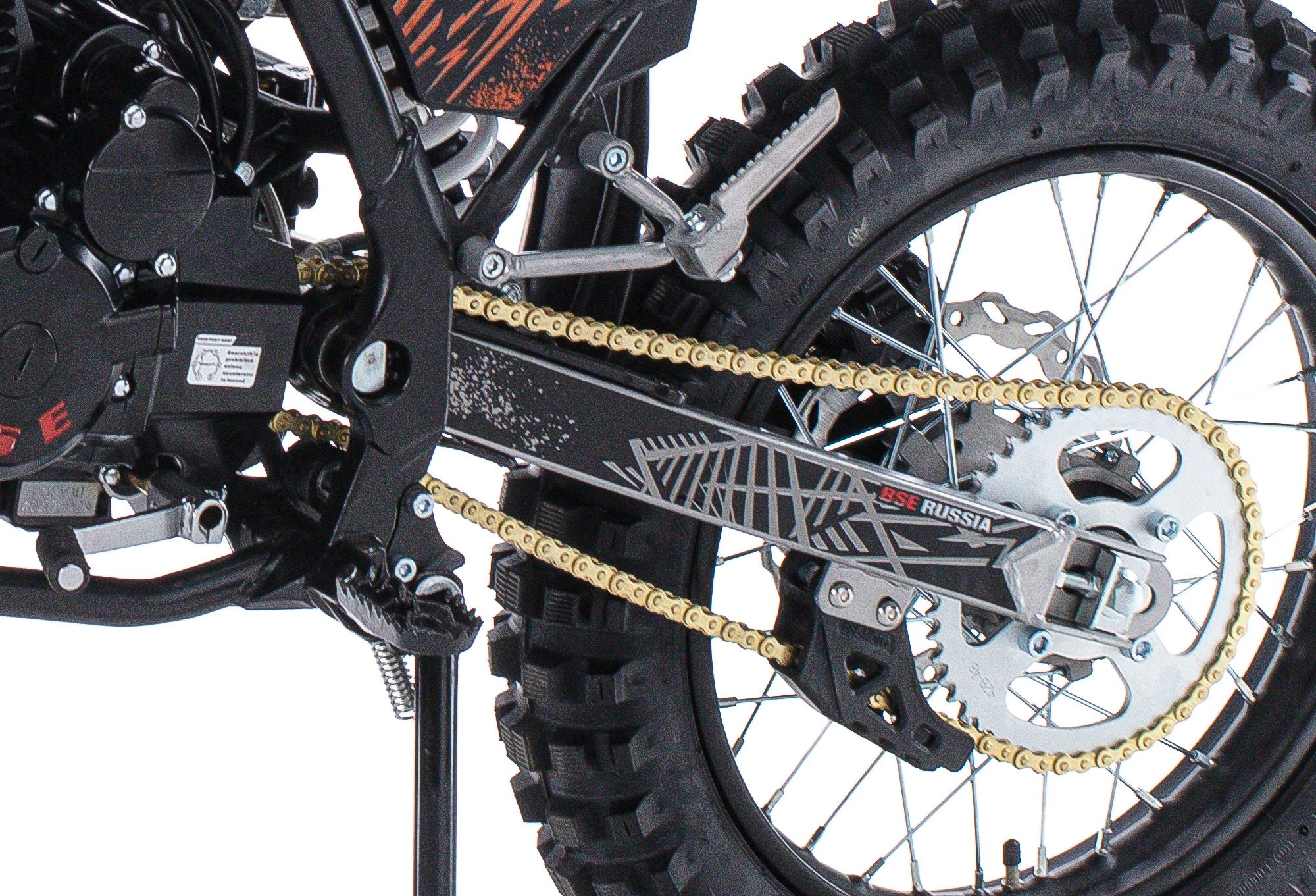 Кроссовый мотоцикл BSE Z1 150e 19/16 Zebra Orange 2