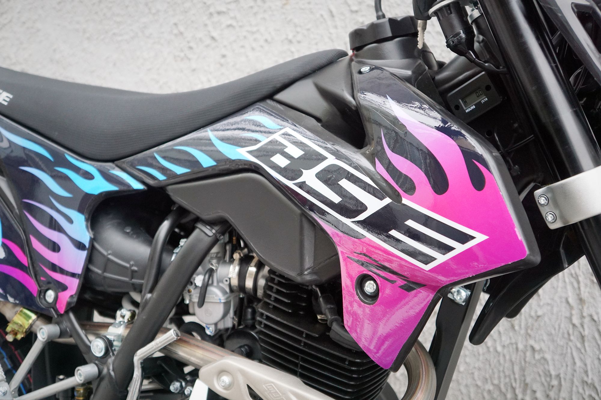 Эндуро / кроссовый мотоцикл BSE Z1 HotRod Blue (025)