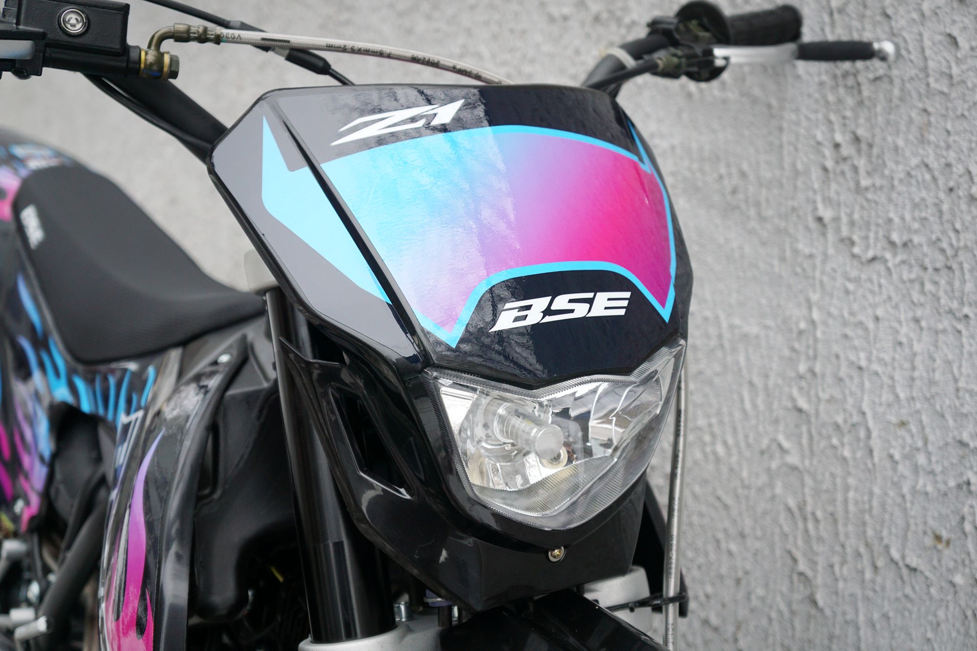 Эндуро / кроссовый мотоцикл BSE Z1 HotRod Blue (025)