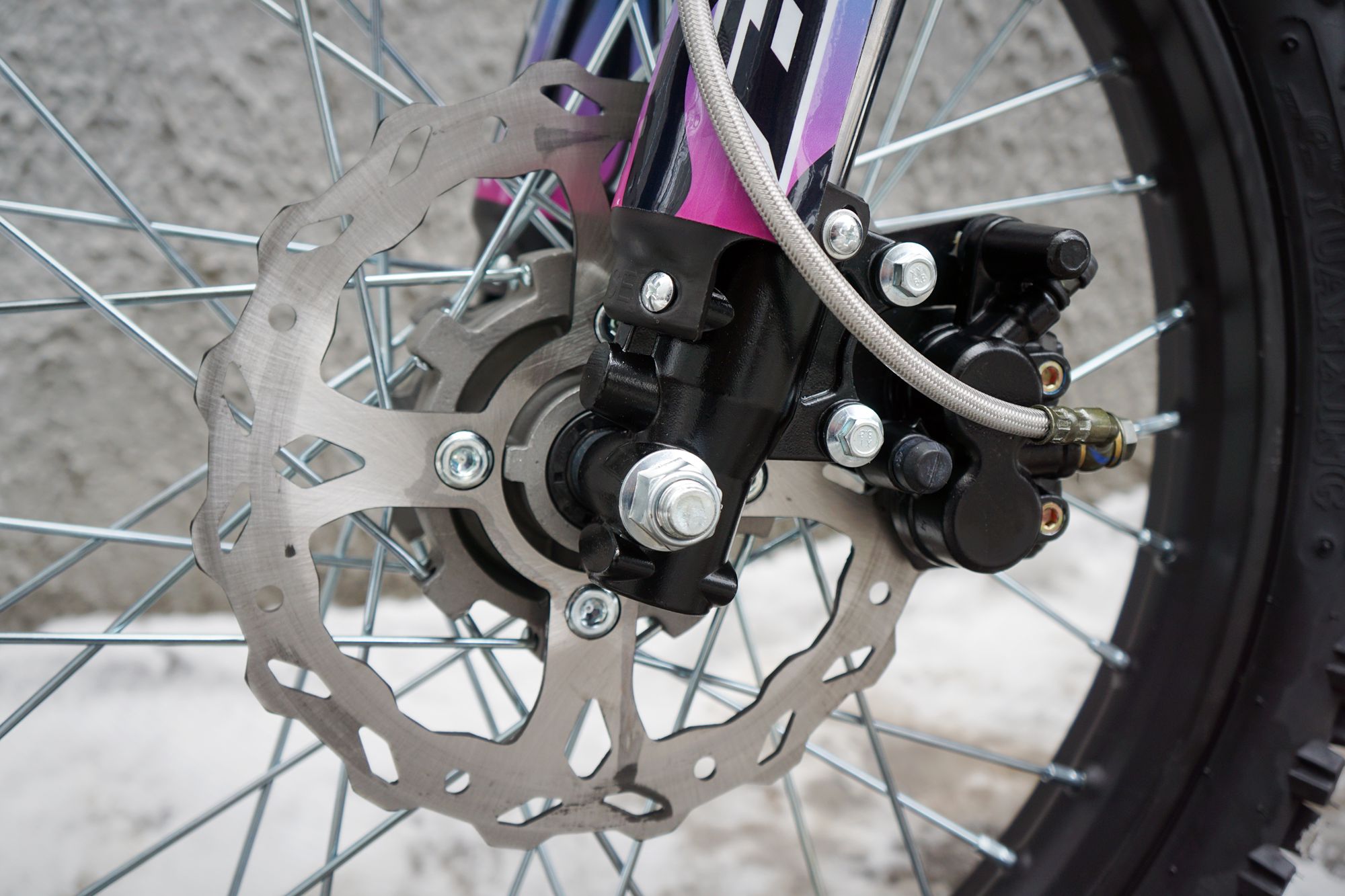 Эндуро / кроссовый мотоцикл BSE Z1 HotRod Blue (025)