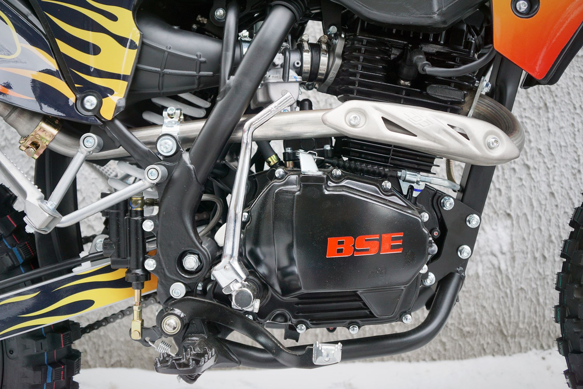 Эндуро / кроссовый мотоцикл BSE Z1 HotRod Red (025)