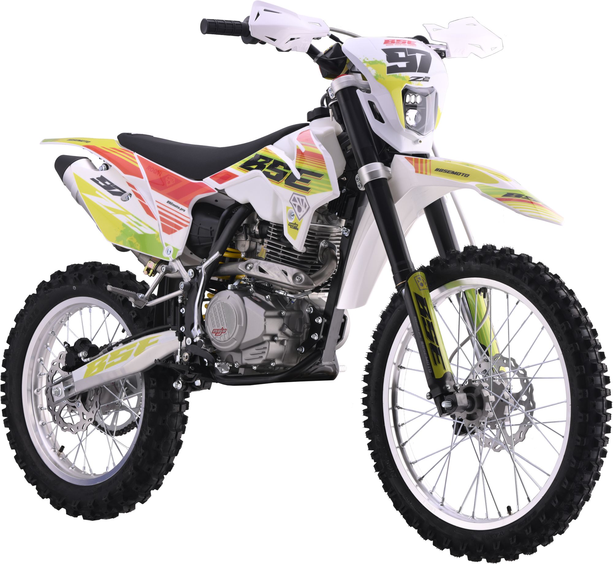 Эндуро / кроссовый мотоцикл BSE Z2 21/18 Roqvi Green (020)