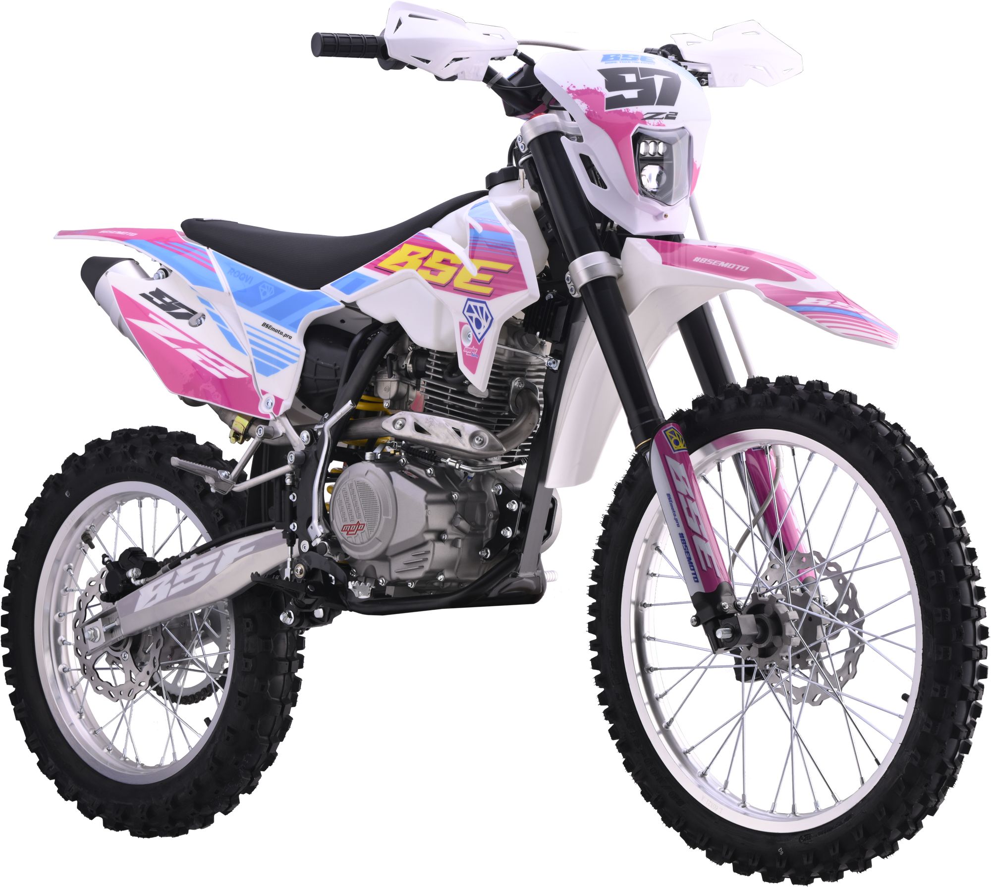 Эндуро / кроссовый мотоцикл BSE Z2 21/18 Roqvi Pink (020)