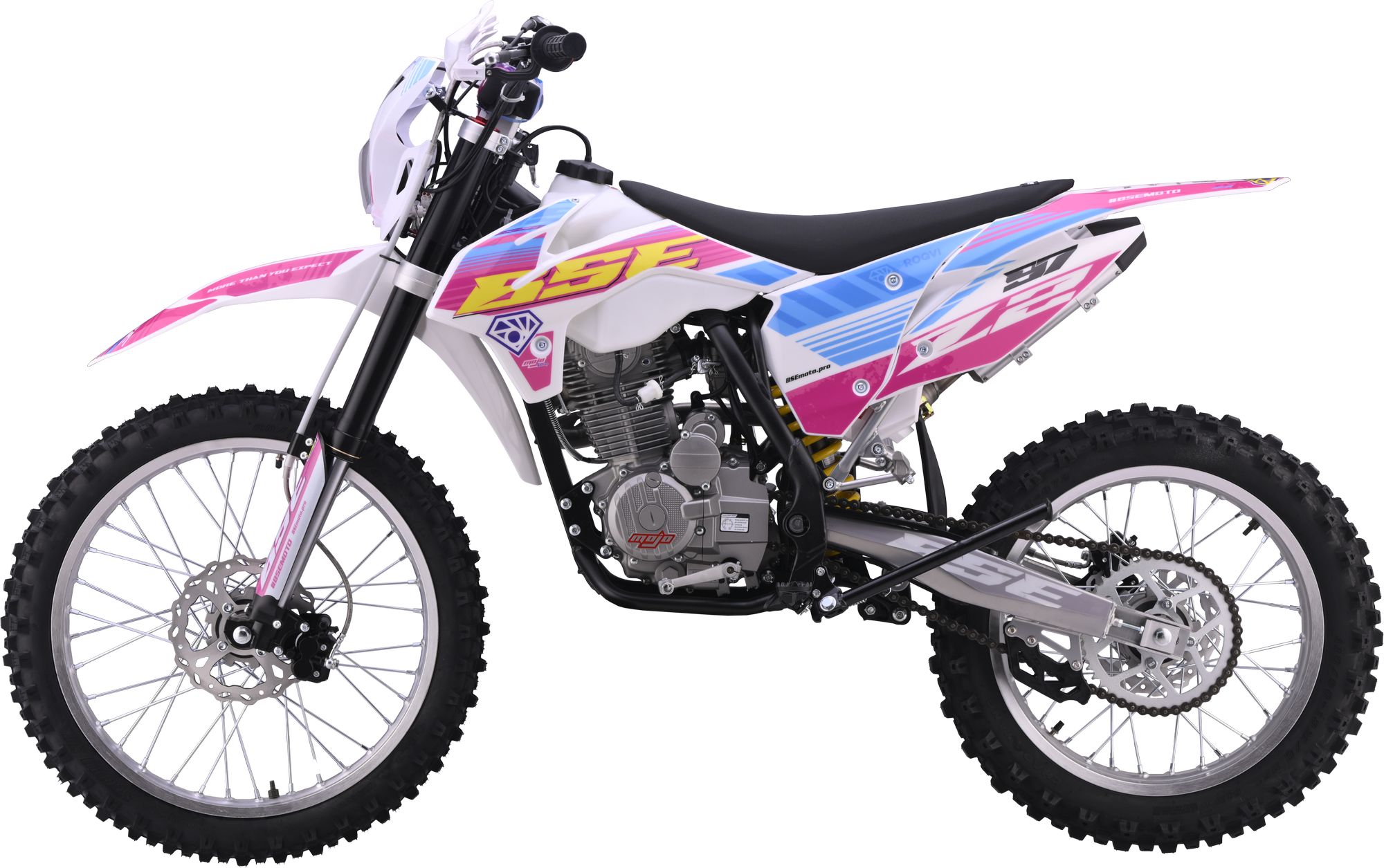 Эндуро / кроссовый мотоцикл BSE Z2 21/18 Roqvi Pink (020)