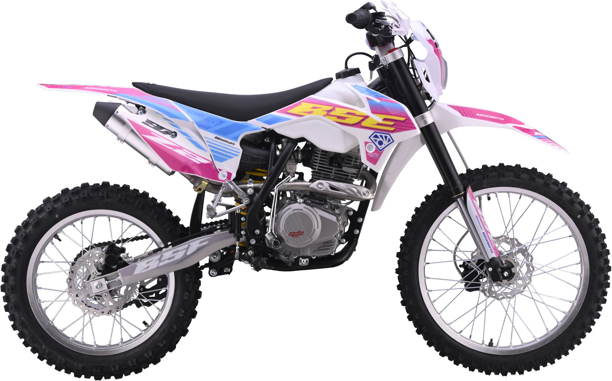 Эндуро / кроссовый мотоцикл BSE Z2 21/18 Roqvi Pink (020)