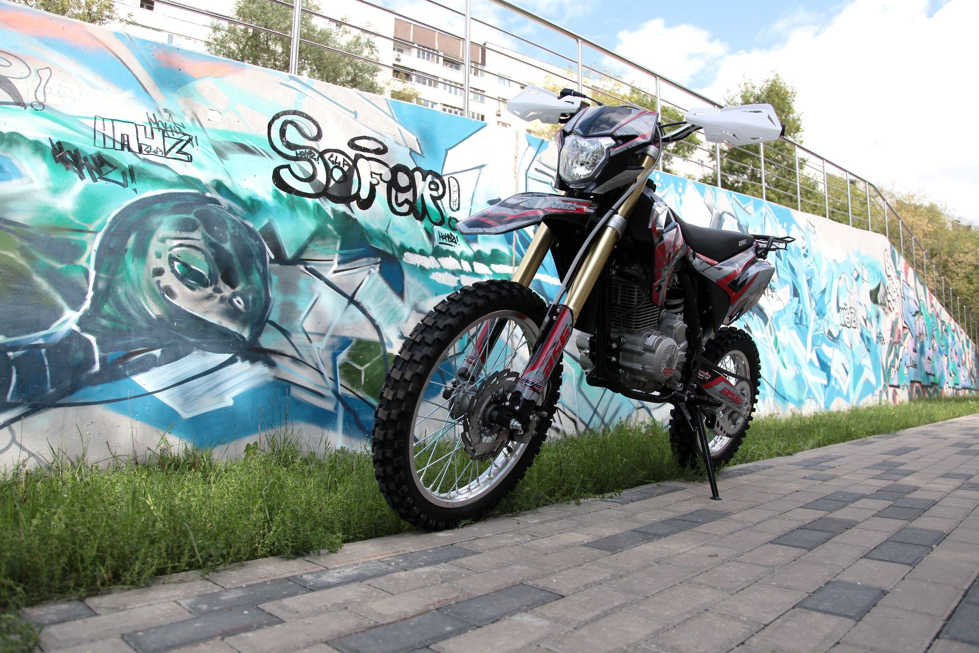 Кроссовый мотоцикл BSE Z3 250e Red Black 19/16