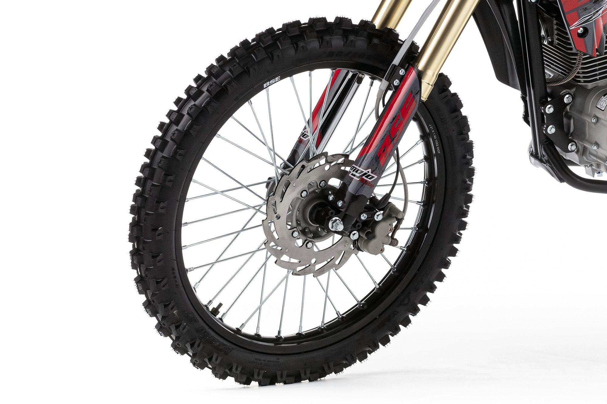 Эндуро / кроссовый мотоцикл BSE Z3 21/18 Red Black (115)