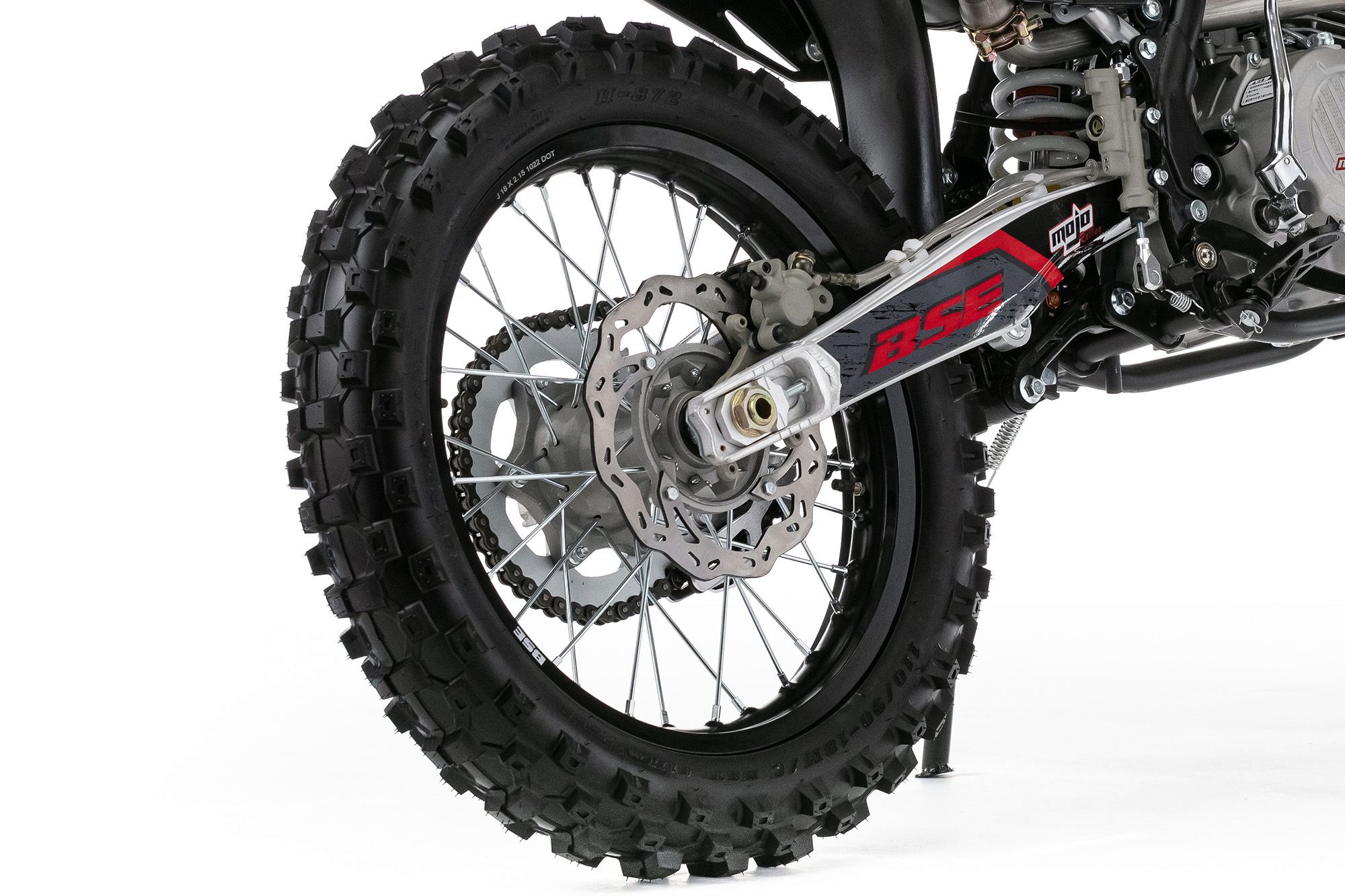 Эндуро / кроссовый мотоцикл BSE Z3 21/18 Red Black (115)