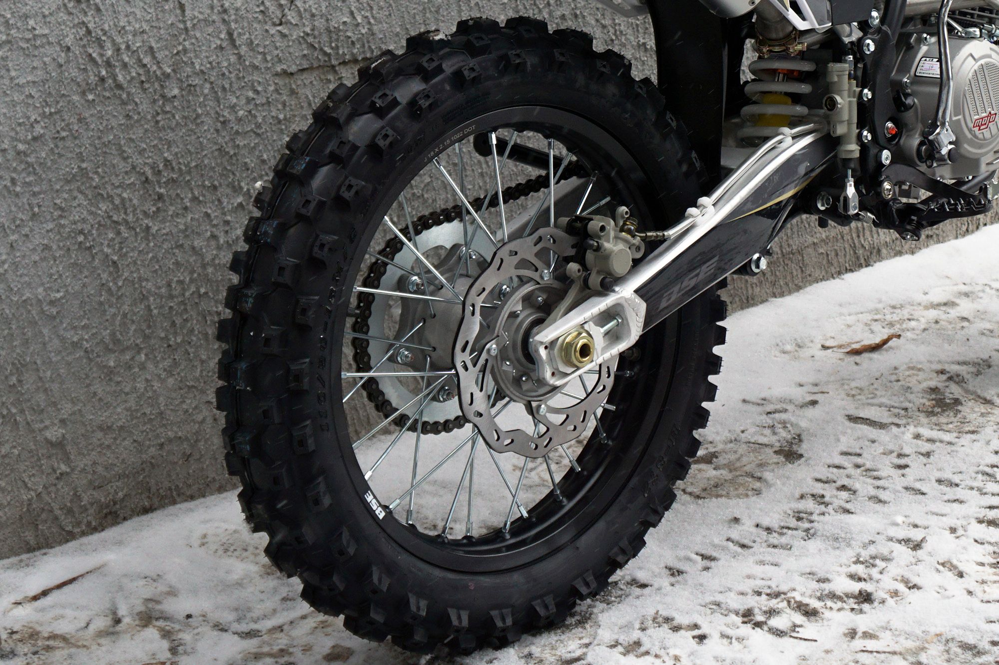 Эндуро / кроссовый мотоцикл BSE Z3 21/18 Gold Black (125)