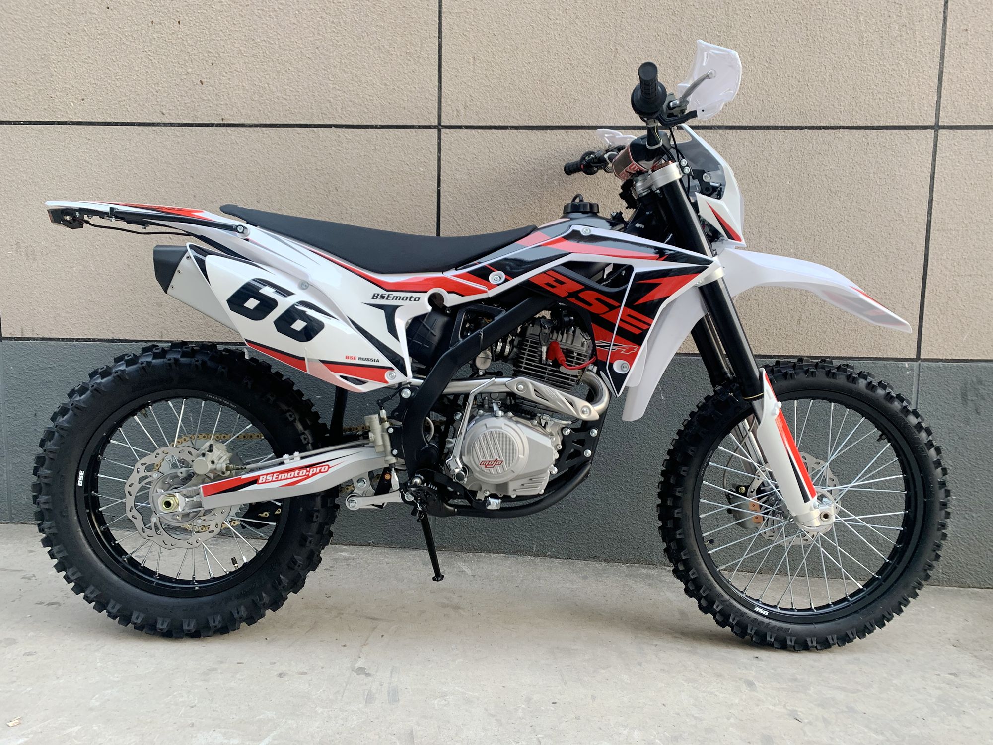 Эндуро / кроссовый мотоцикл BSE Z4 Red 66 (015)