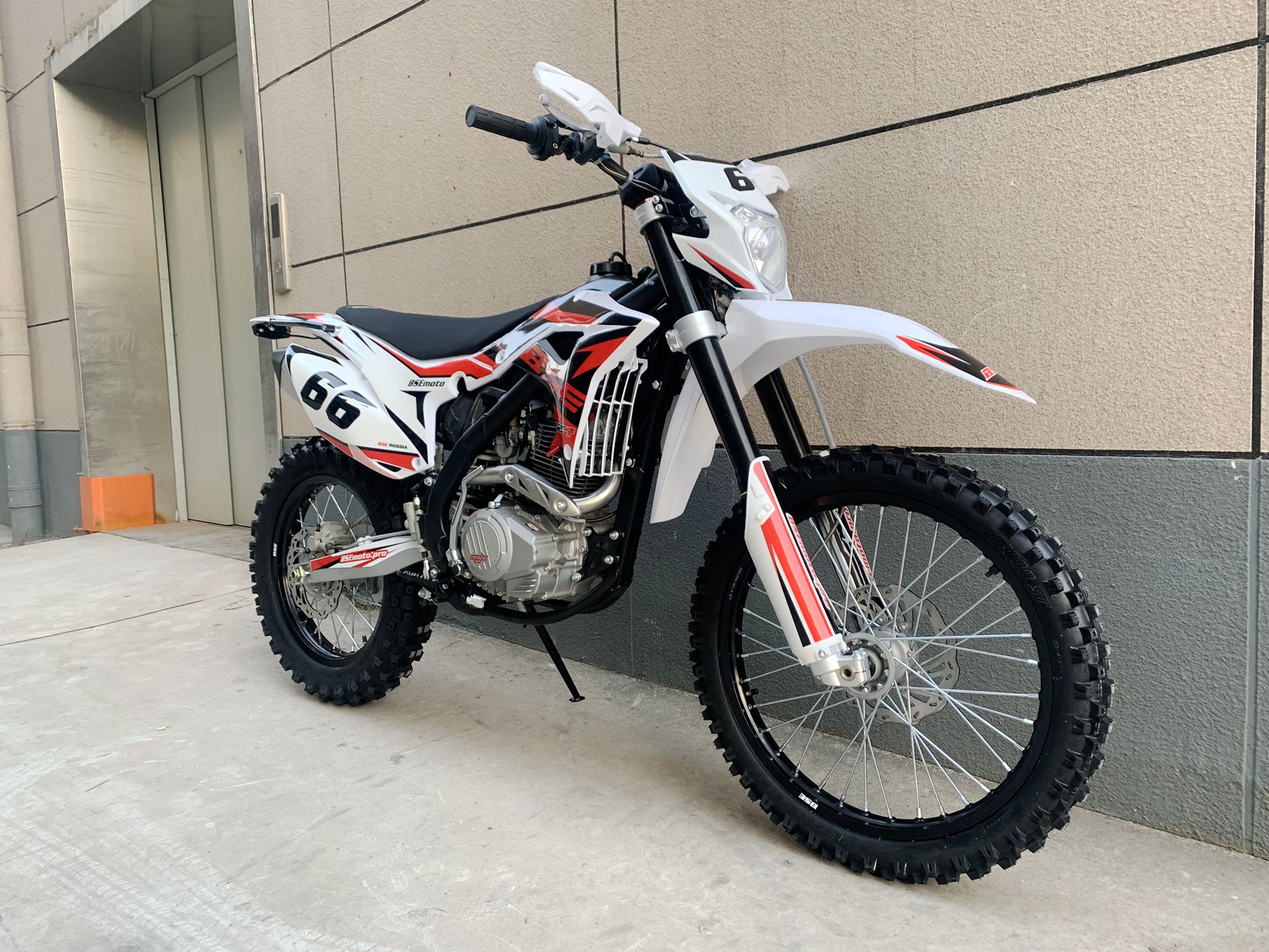 Эндуро / кроссовый мотоцикл BSE Z4 Red 66 (015)