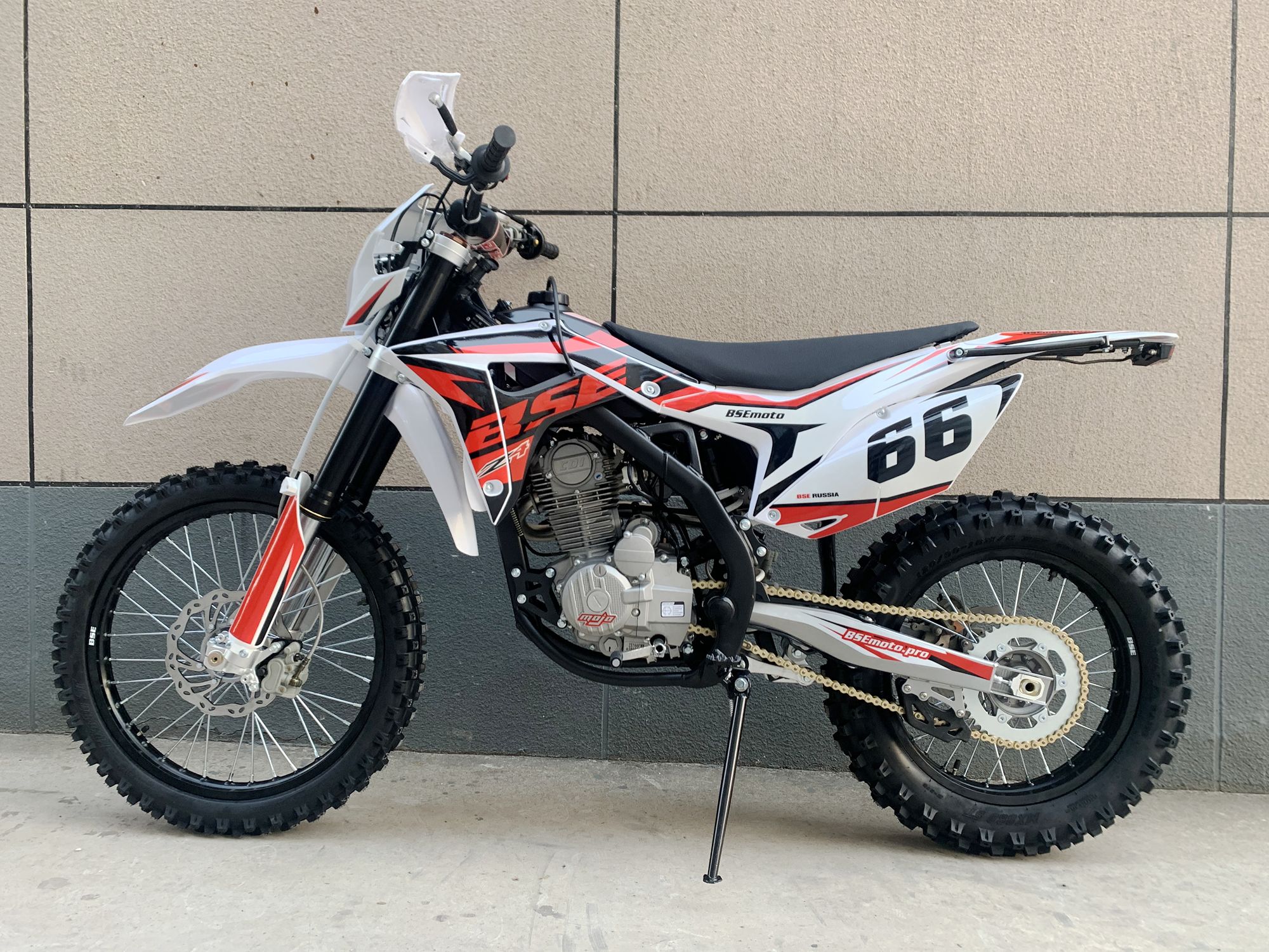 Эндуро / кроссовый мотоцикл BSE Z4 Red 66 (015)