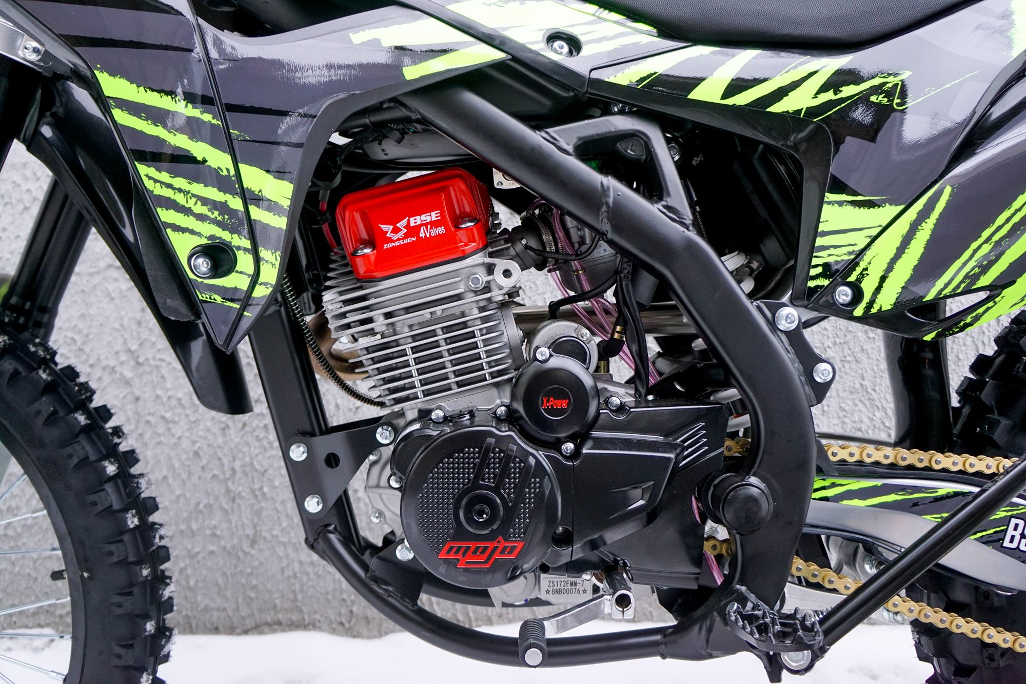 Эндуро / кроссовый мотоцикл BSE Z5 Neon Black