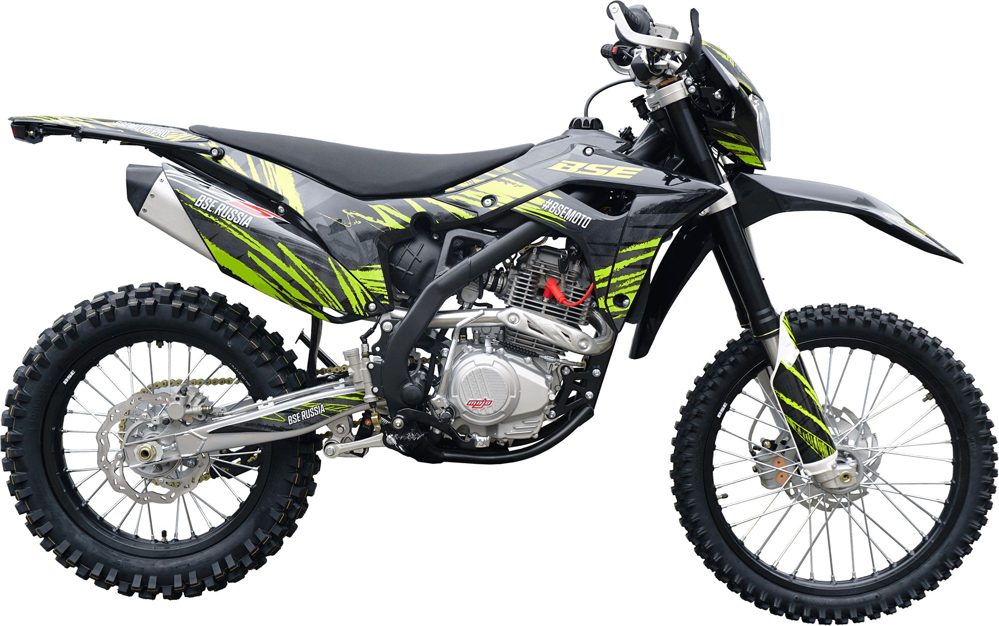 Эндуро / кроссовый мотоцикл BSE Z5 Neon Black