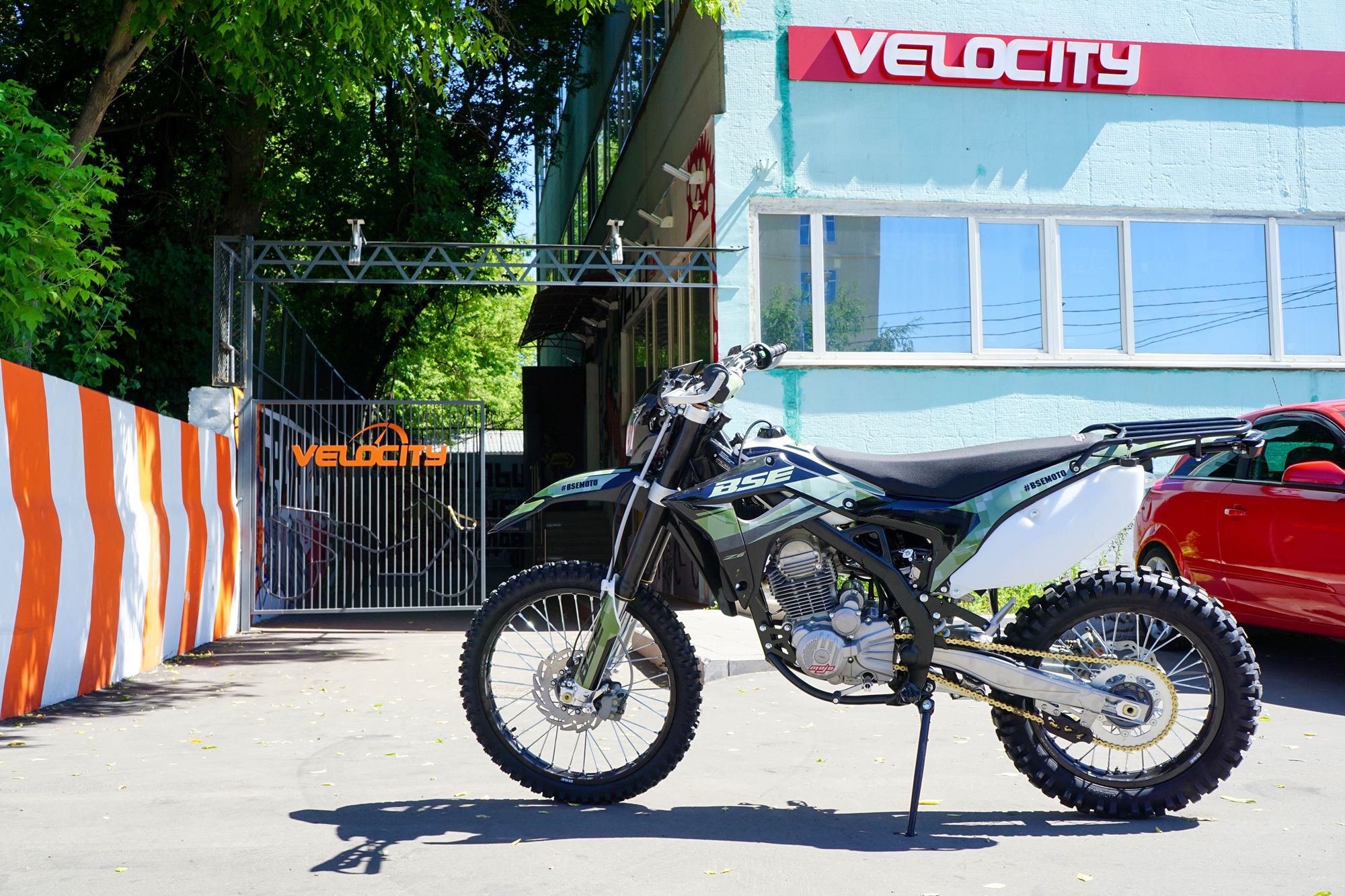 Эндуро / кроссовый мотоцикл BSE Z6 Camo Green (010)