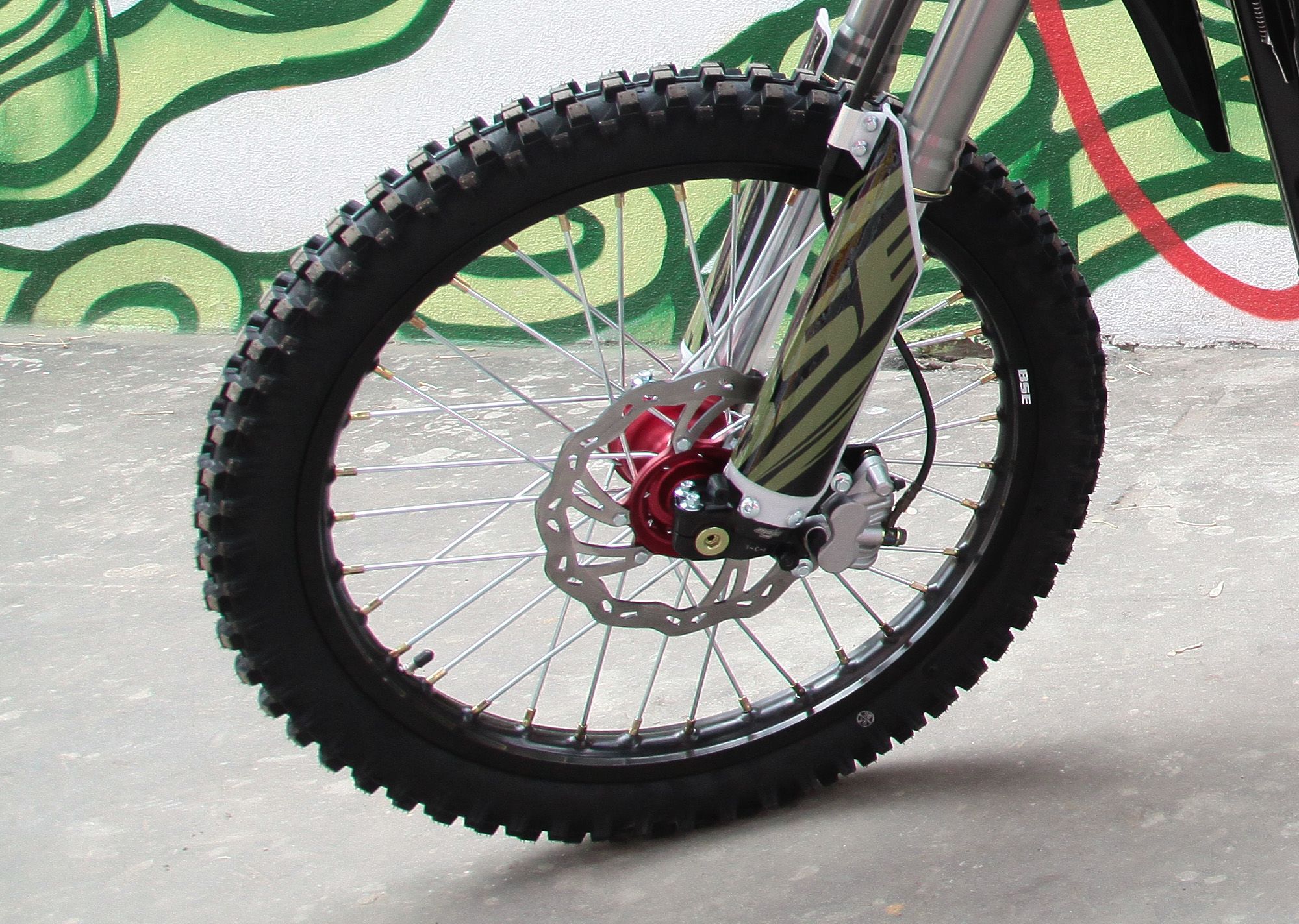 Кроссовый мотоцикл BSE Z7 300e 21/18 Green Blast 1