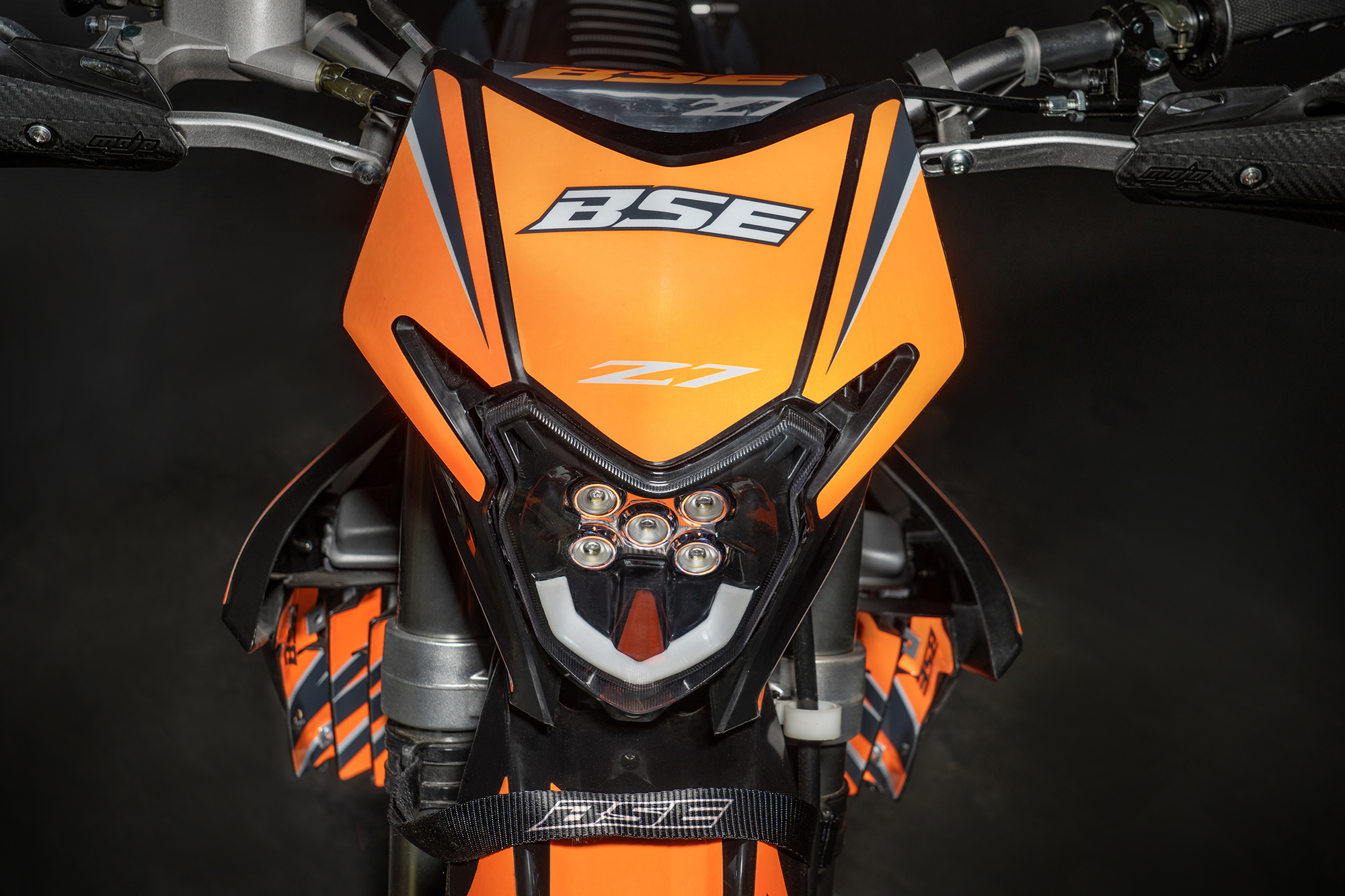 Эндуро / кроссовый мотоцикл BSE Z7 Orange Neon (ZS174MN-3)