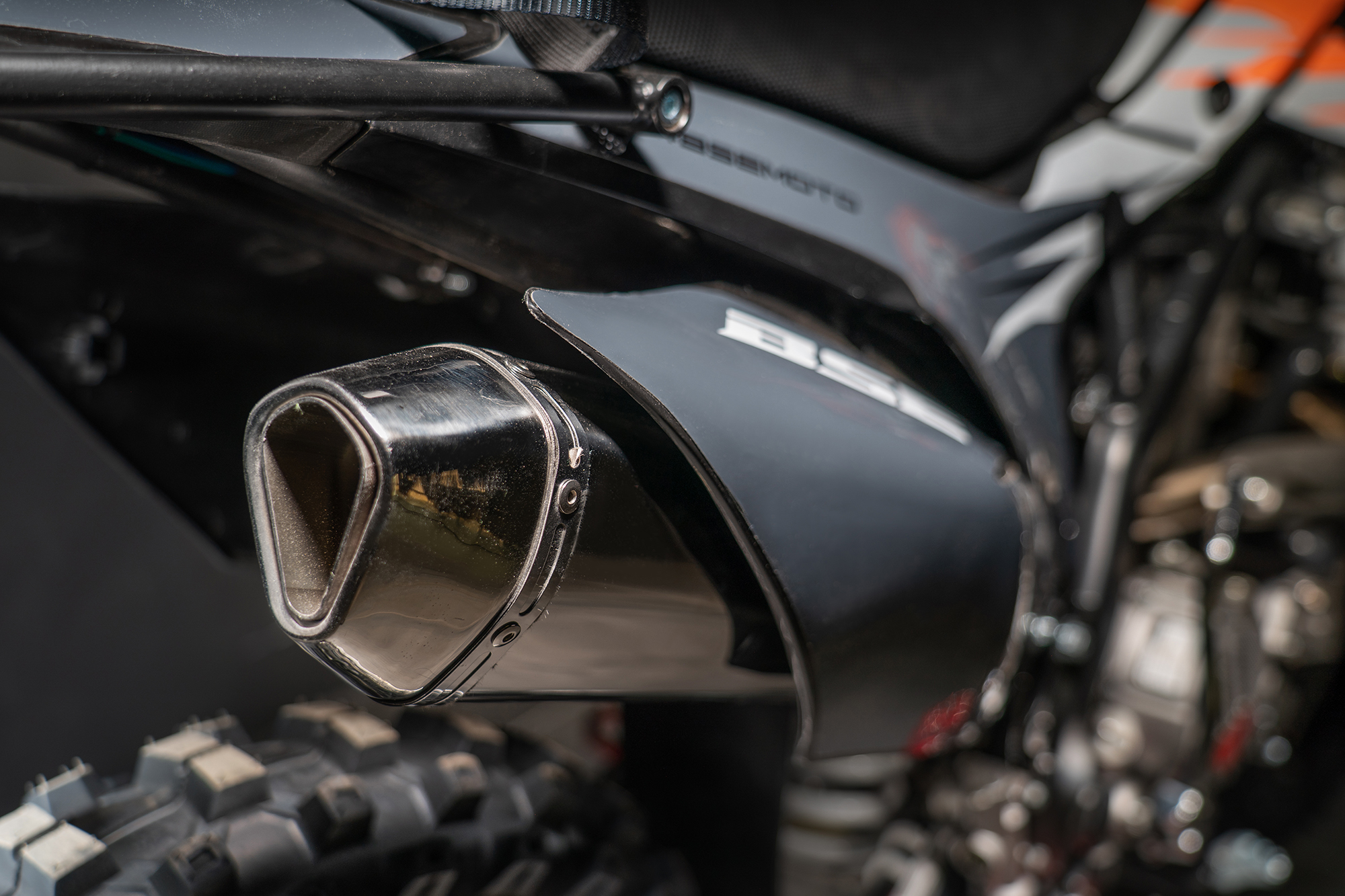 Эндуро / кроссовый мотоцикл BSE Z7 Orange Neon (ZS174MN-3)