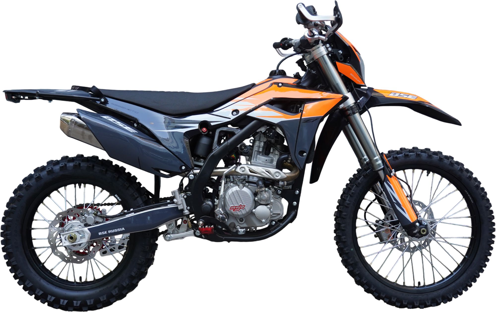 Эндуро / кроссовый мотоцикл BSE Z7 Orange Neon (ZS174MN-3)