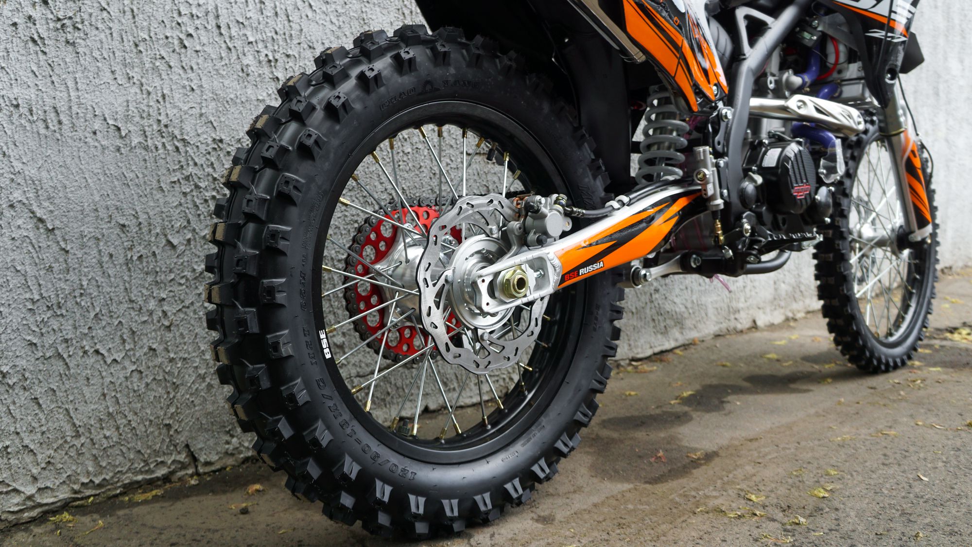 Эндуро / кроссовый мотоцикл BSE Z7 Orange Blast (015)