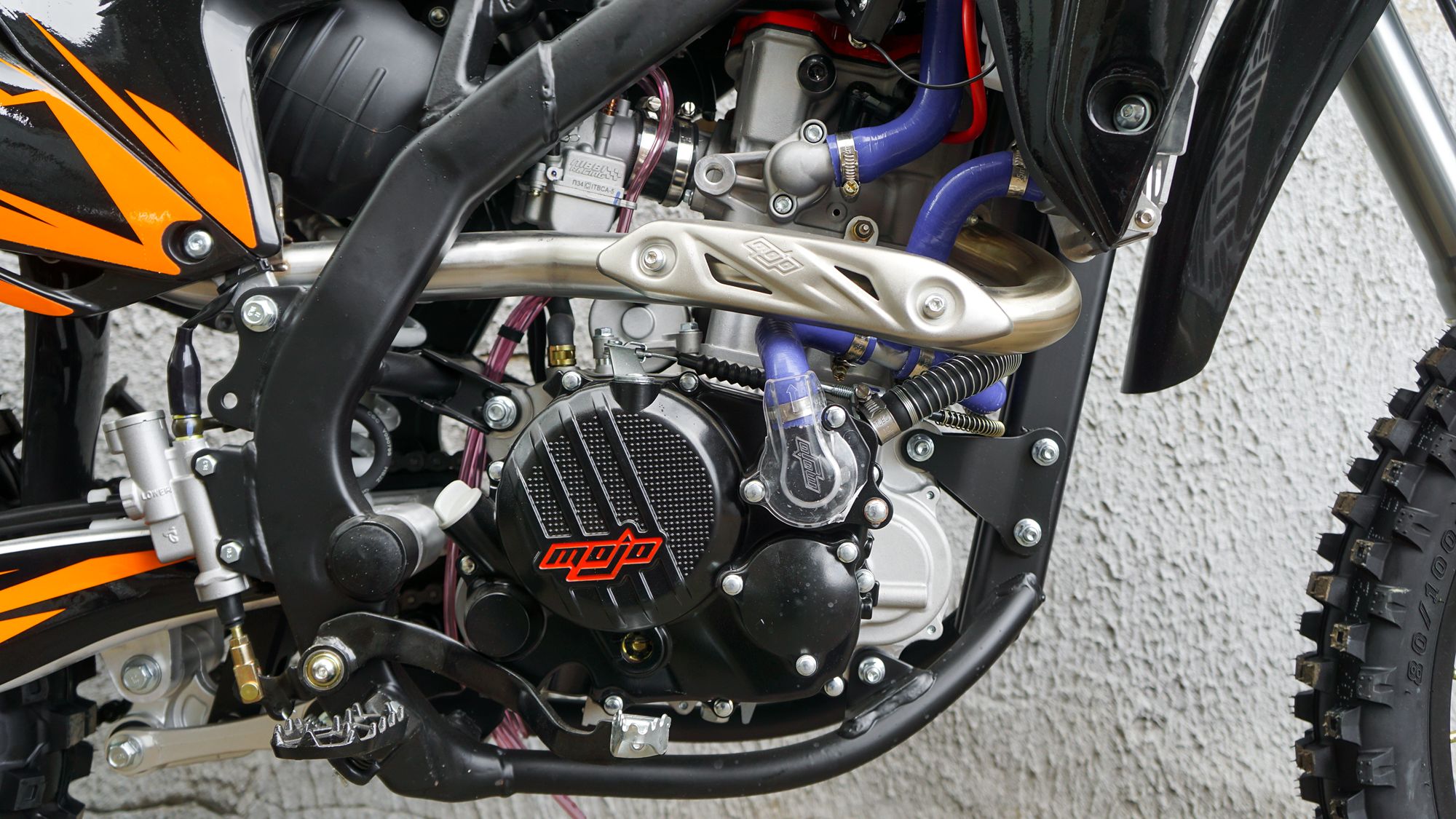 Эндуро / кроссовый мотоцикл BSE Z7 Orange Blast (120)