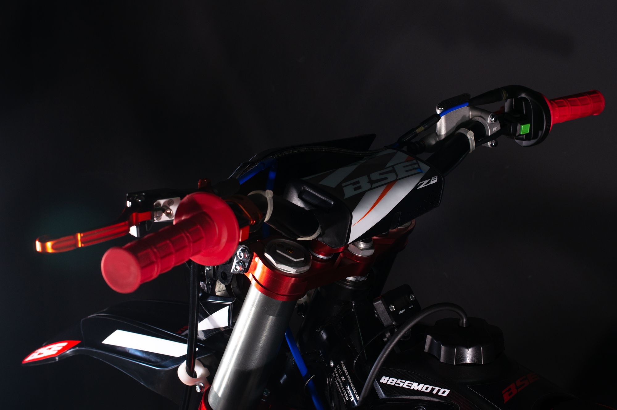 Кроссовый мотоцикл BSE Z8 300e 21/18 Grey Orange Black 1