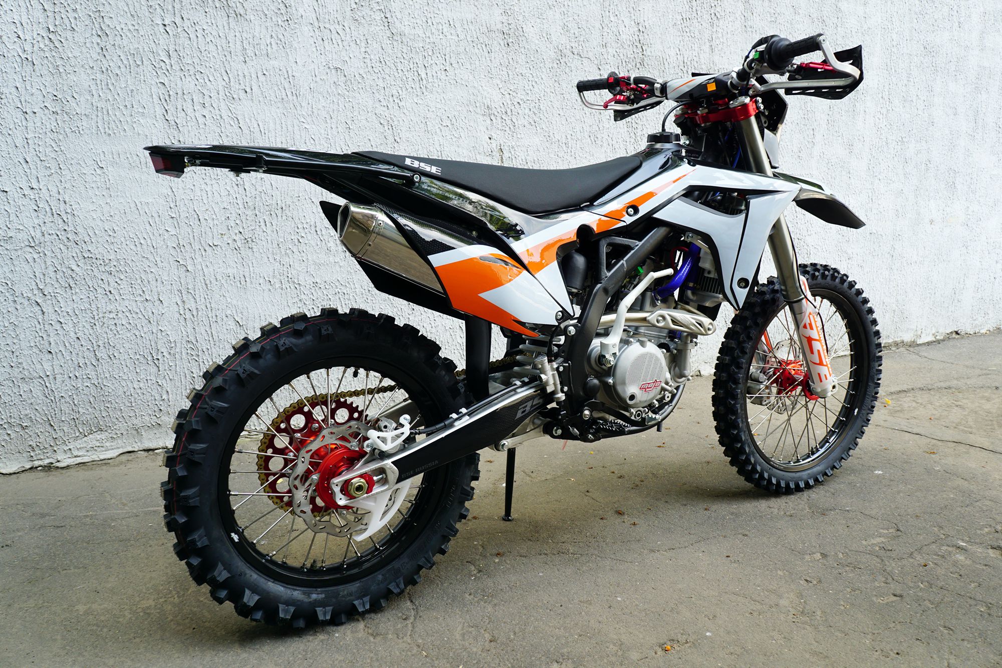 Кроссовый мотоцикл BSE Z8 300e 21/18 Grey Orange Black 2