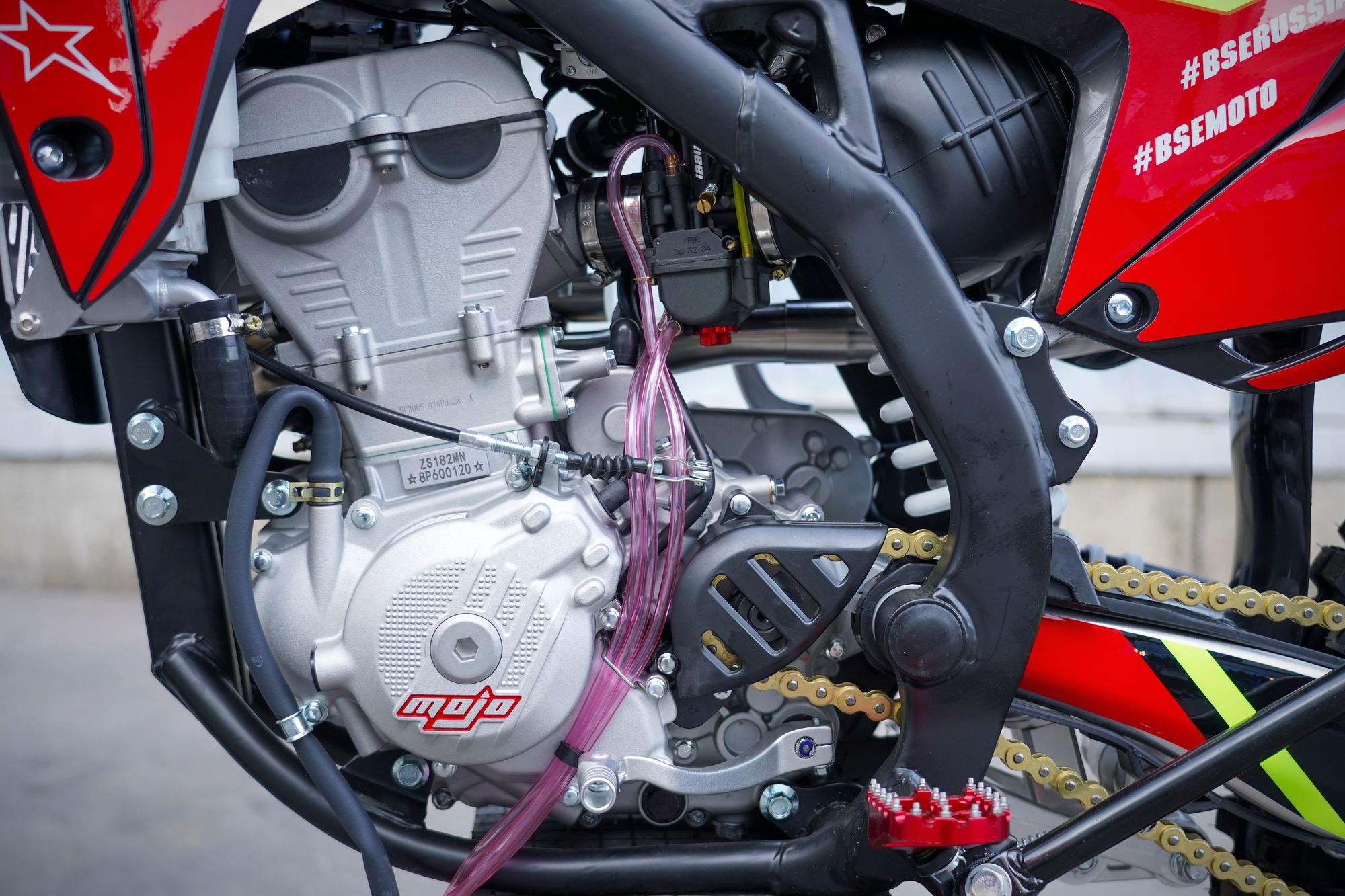 Эндуро / кроссовый мотоцикл BSE Z8 Rapid Red (015)