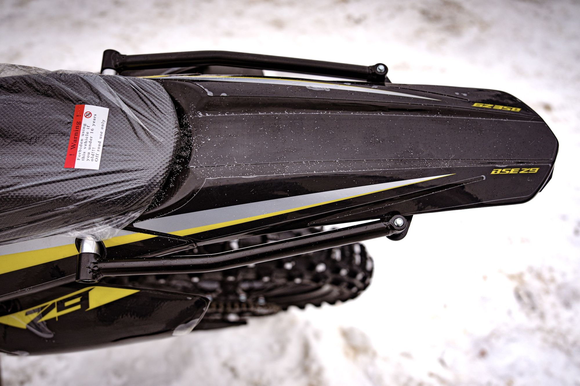 Эндуро / кроссовый мотоцикл BSE Z9 Yellow Metallic T (ZS175FMM-5)